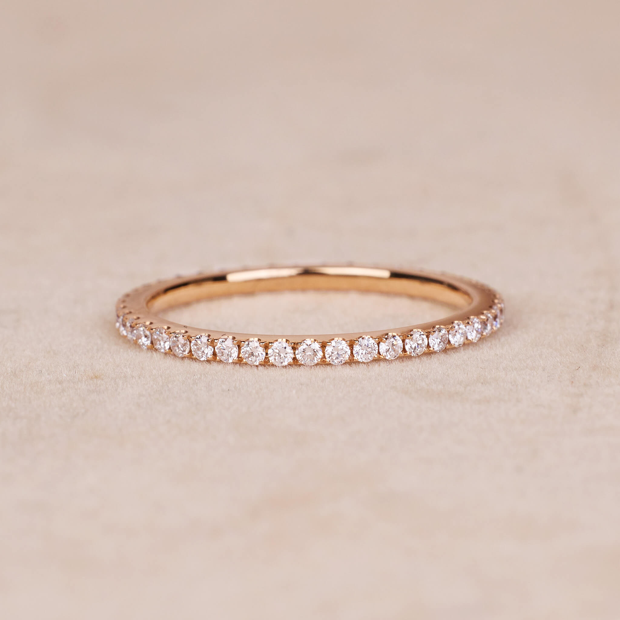 0.43ct.tw. Eternity Diamond Band Ring in 18K Gold - Jewelry And Store