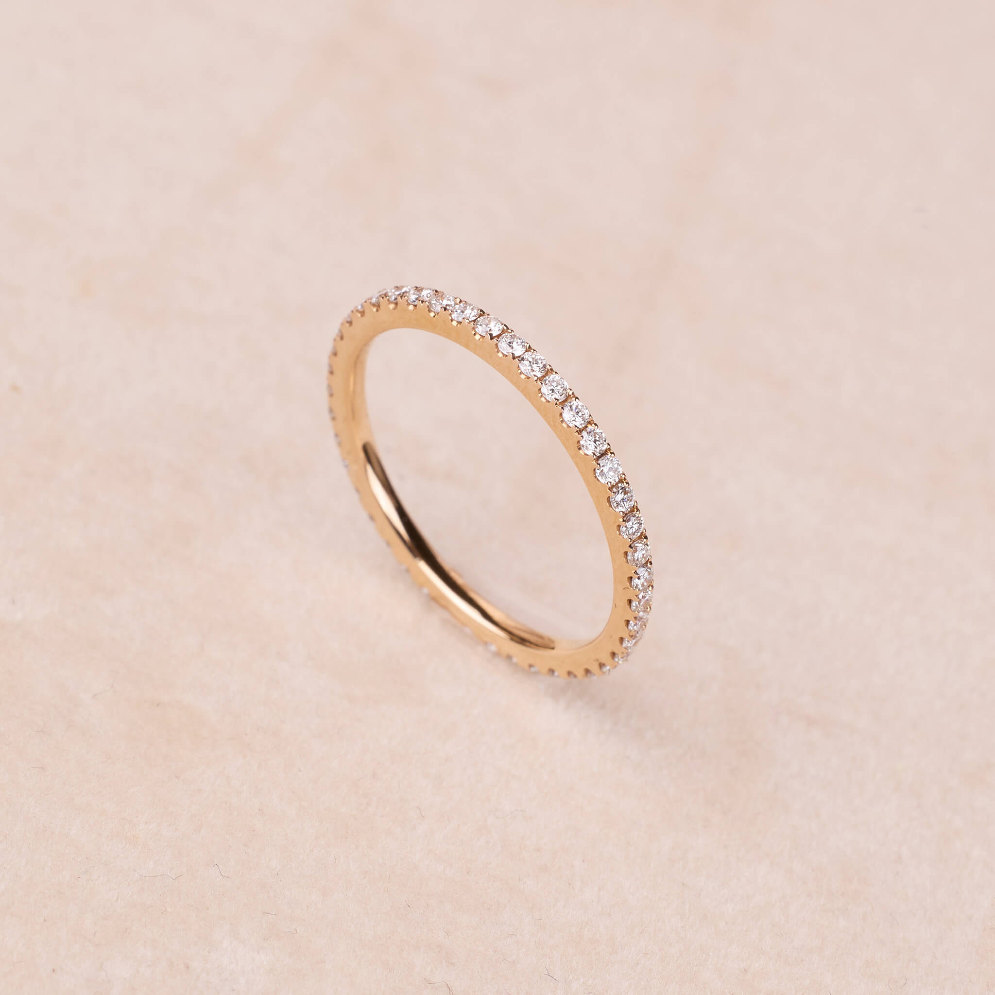 0.43ct.tw. Eternity Diamond Band Ring in 18K Gold - Jewelry And Store