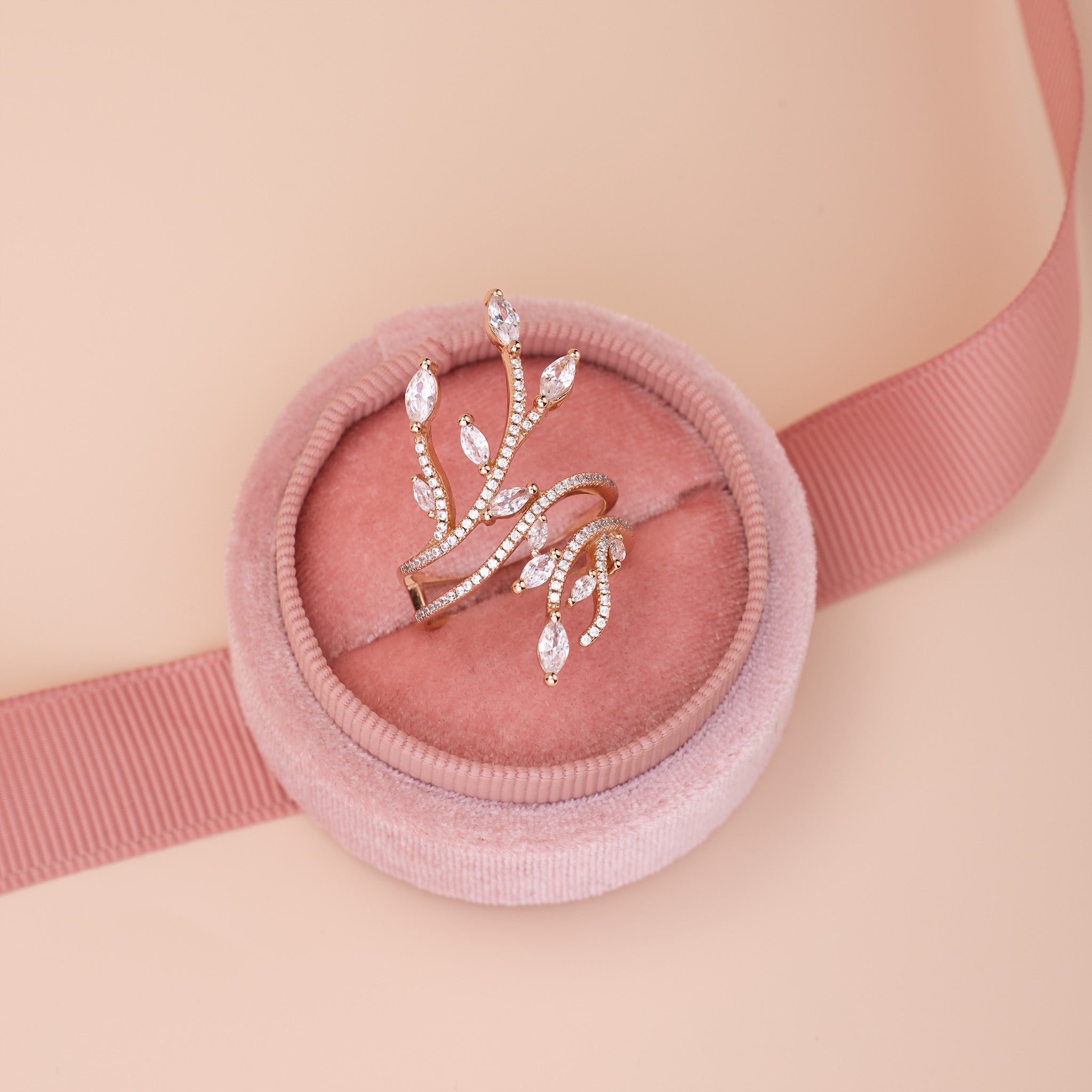 925 Silver Vine Ring - Jewelry And Store