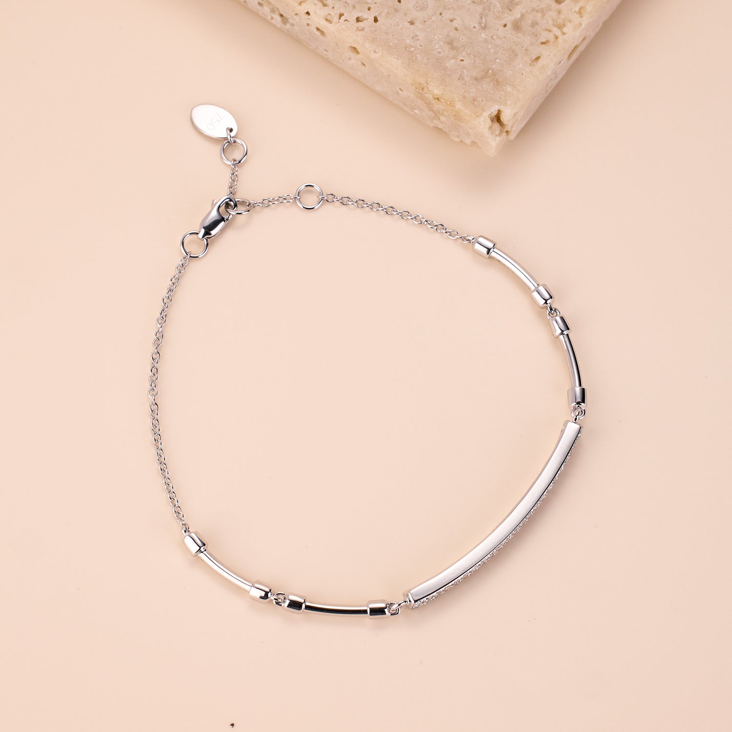 0.42ct.tw. Diamond Bracelet in 18K Gold - Jewelry And Store