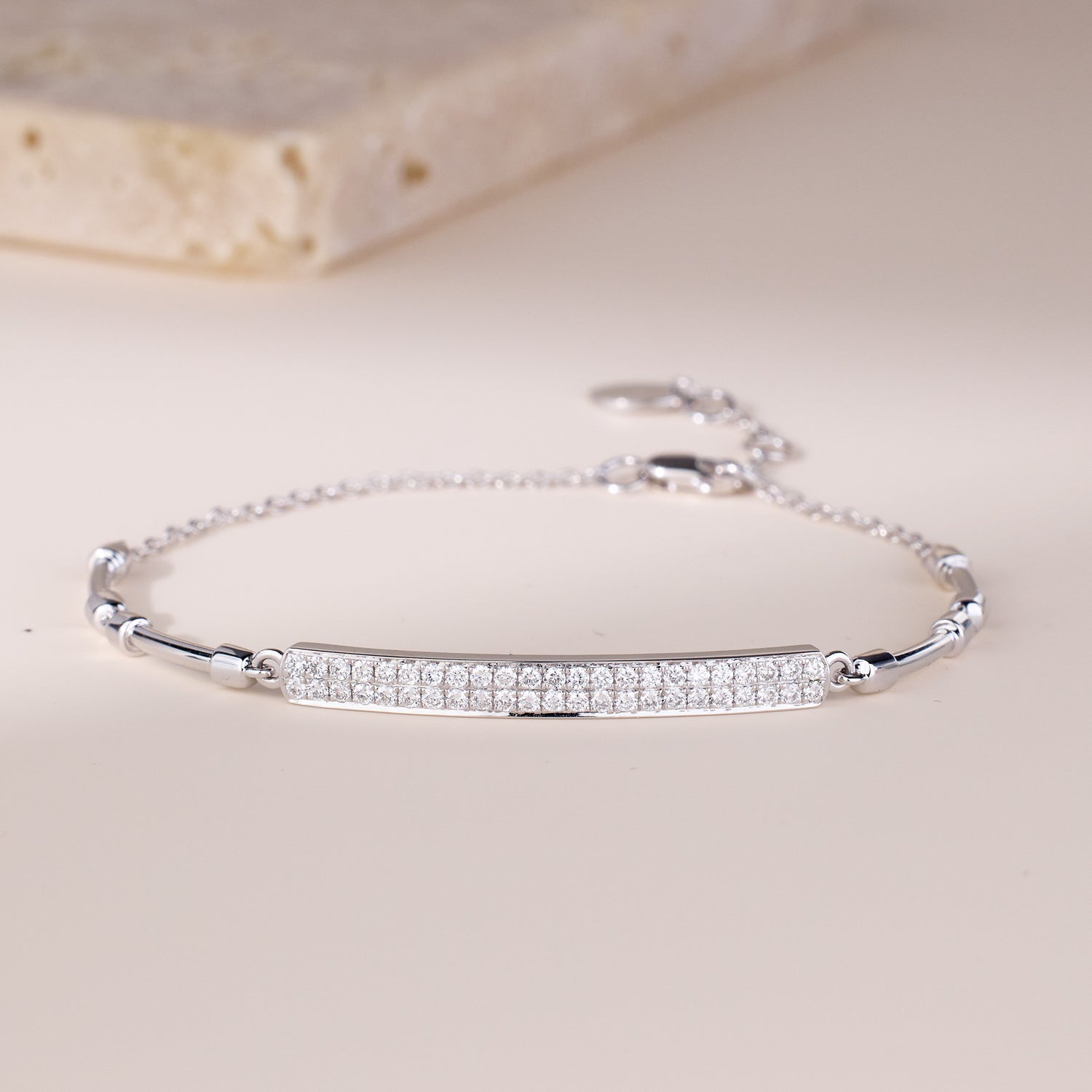 0.42ct.tw. Diamond Bracelet in 18K Gold - Jewelry And Store