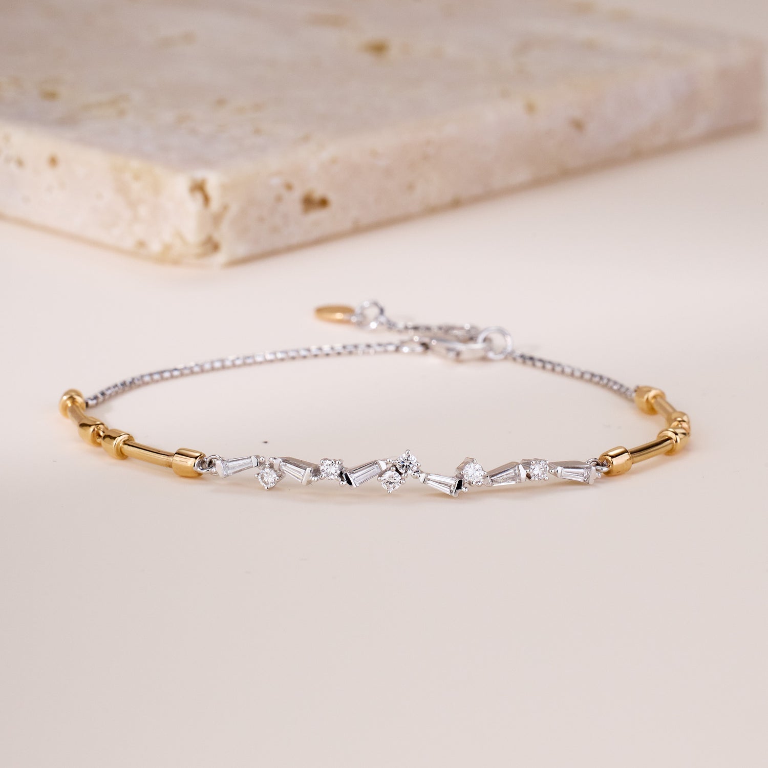 0.43ct.tw. Diamond Bracelet in 18K Gold - Jewelry And Store