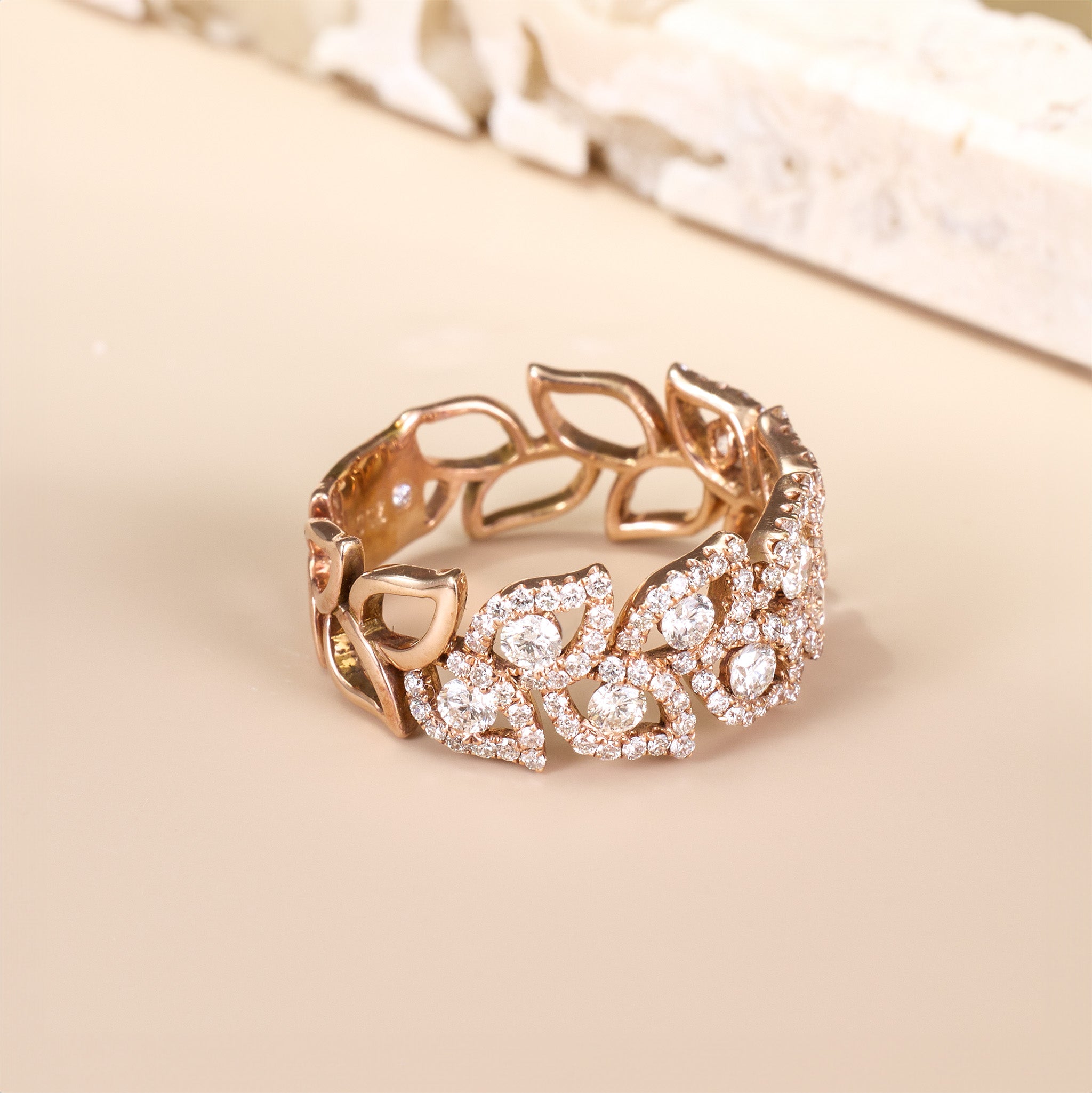 1.16ct.tw. Vintage - inspired Diamond Filigree Ring in 14K Gold - Jewelry And Store