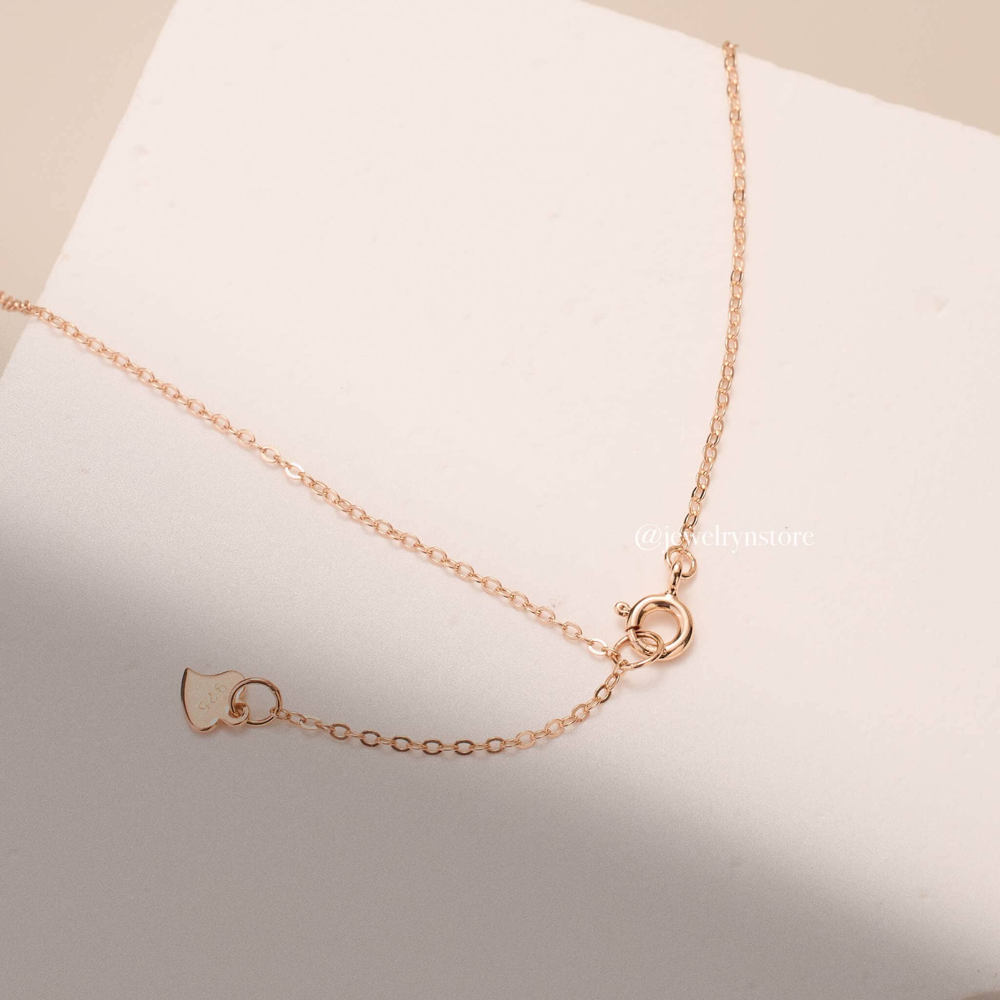 925 Silver Simple Circle Necklace - Jewelry And Store