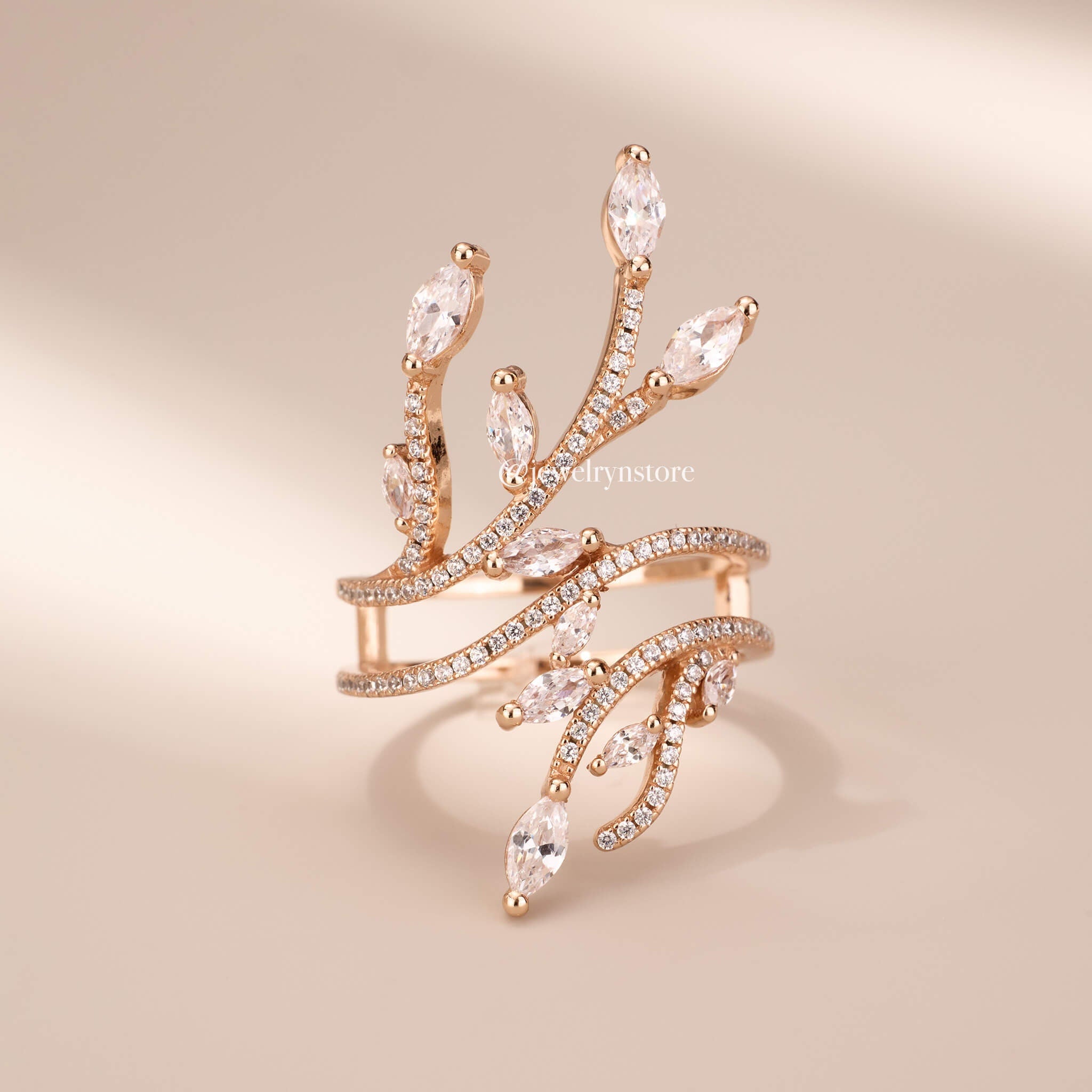 925 Silver Vine Ring - Jewelry And Store