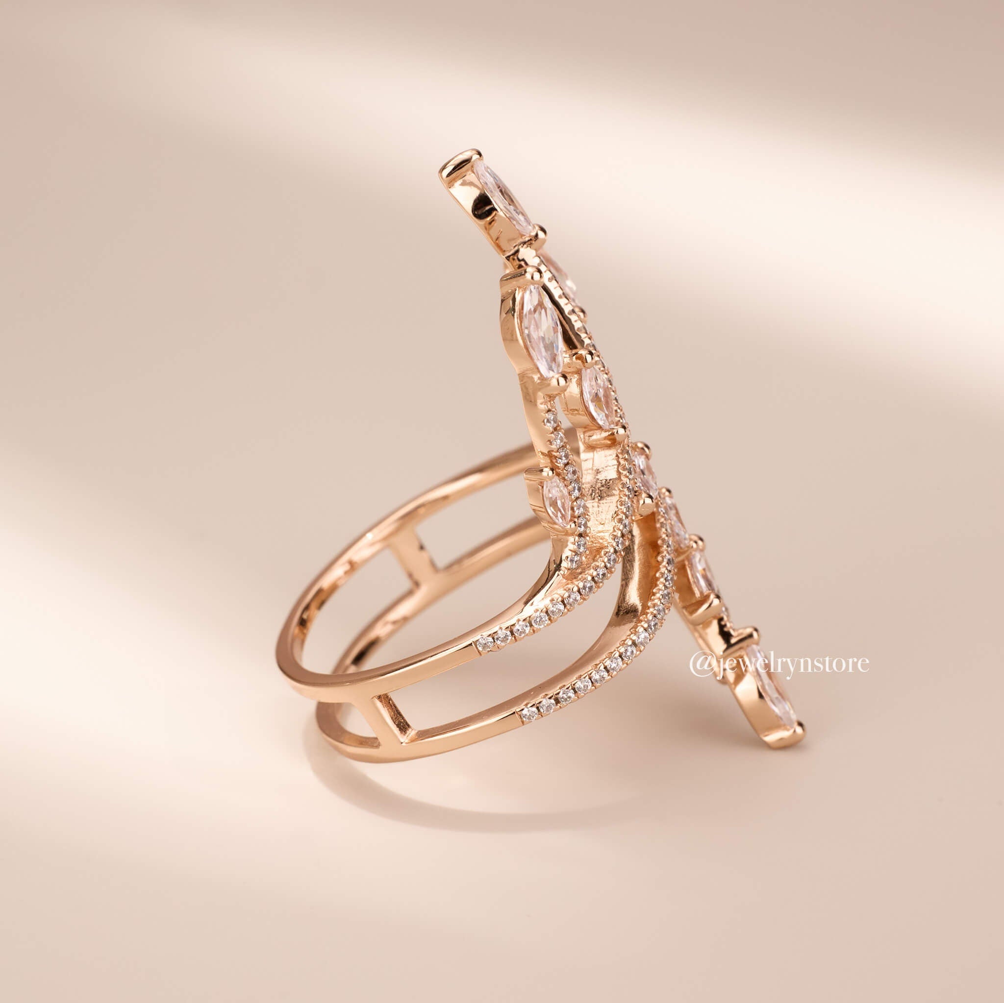 925 Silver Vine Ring - Jewelry And Store