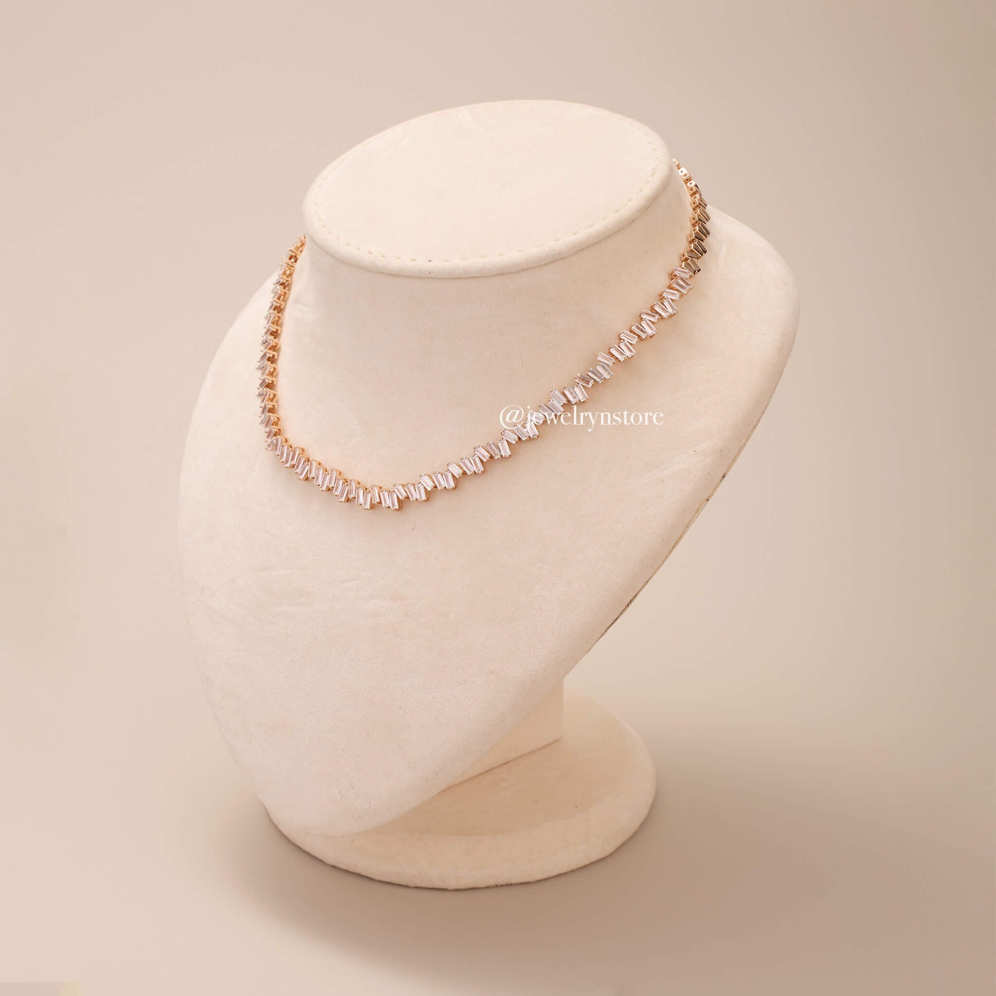 925 Silver Diamond Tennis Necklace - Jewelry And Store