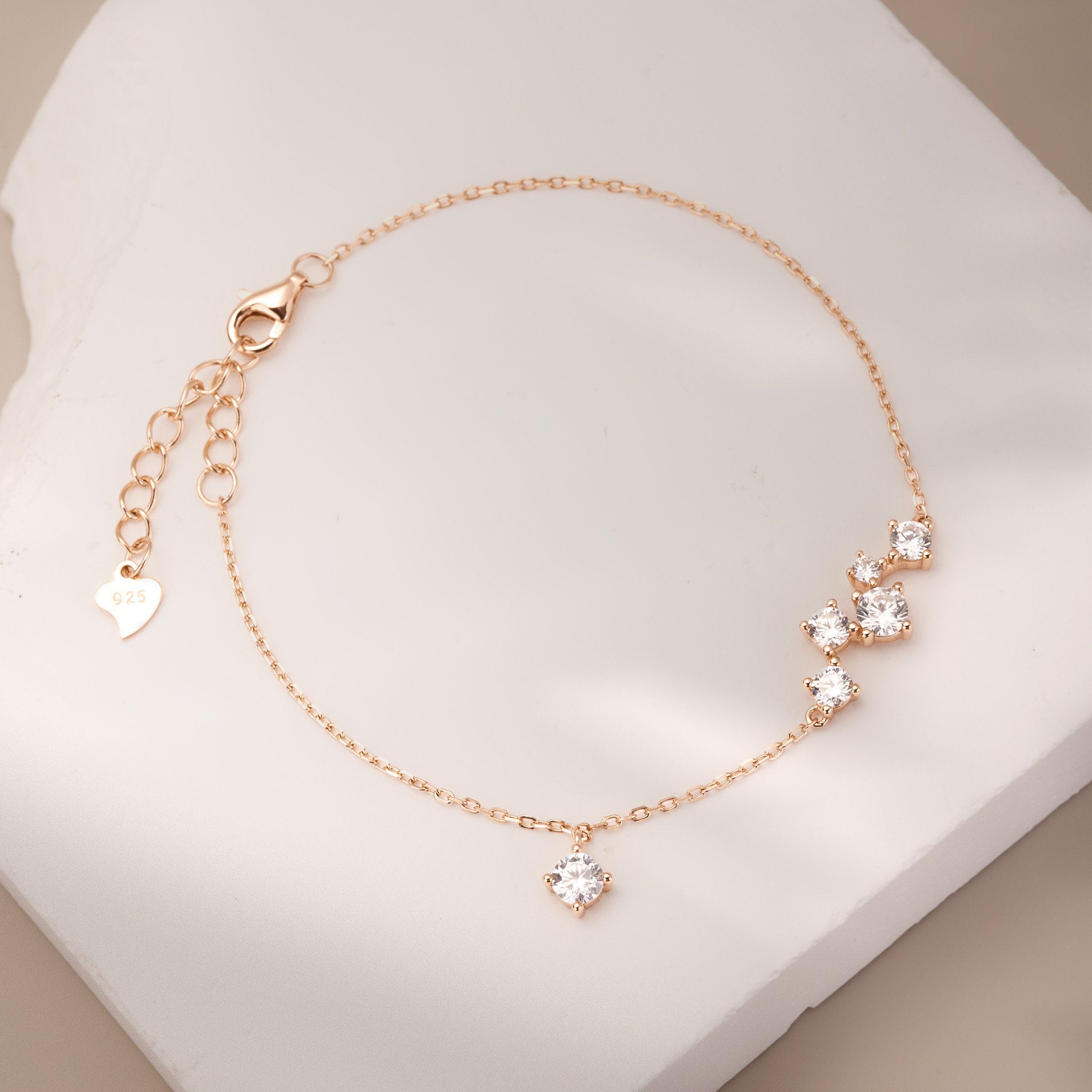 925 Silver Minimalist Dainty Bracelet - Jewelry And Store