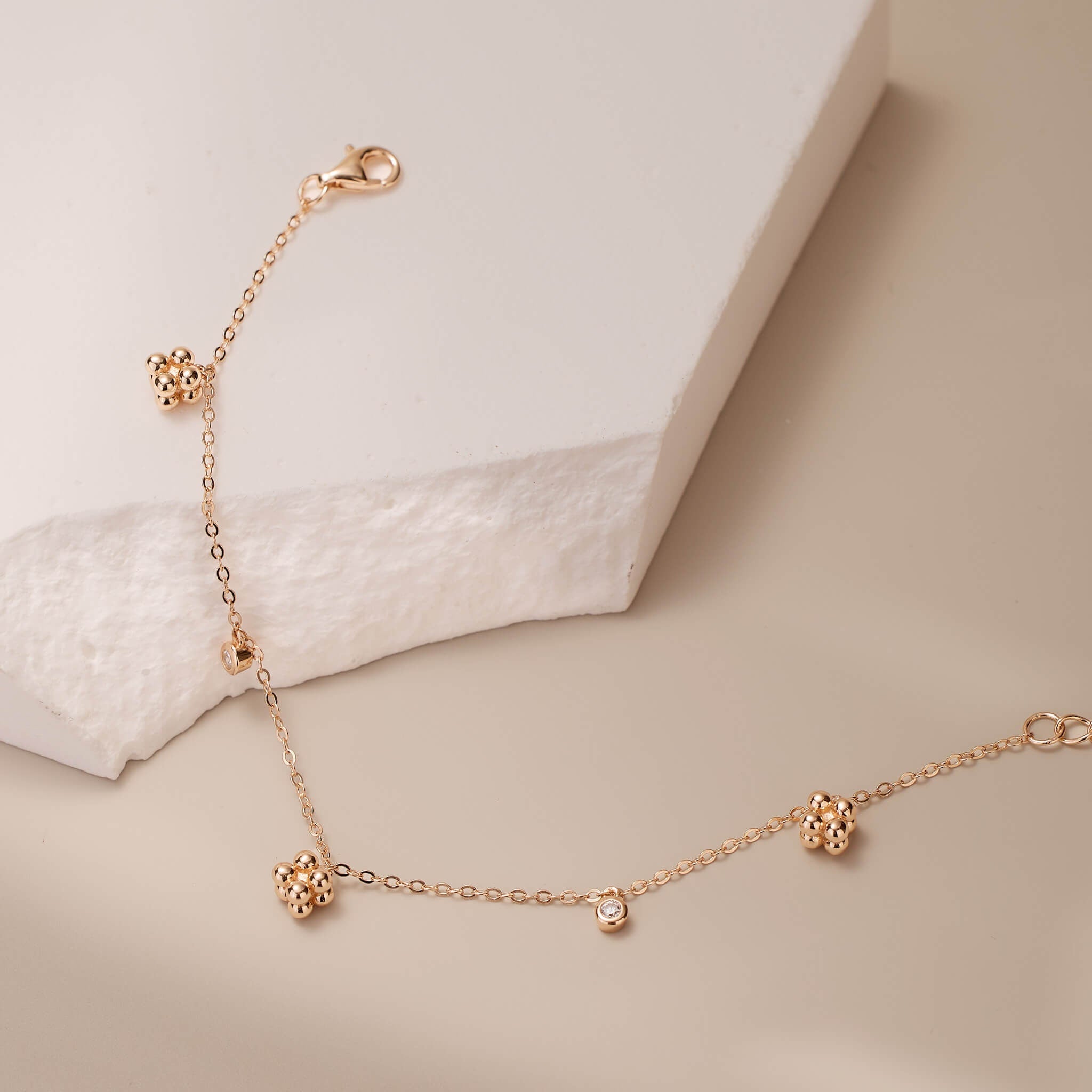 925 Silver Dainty Cubic Bracelet - Jewelry And Store