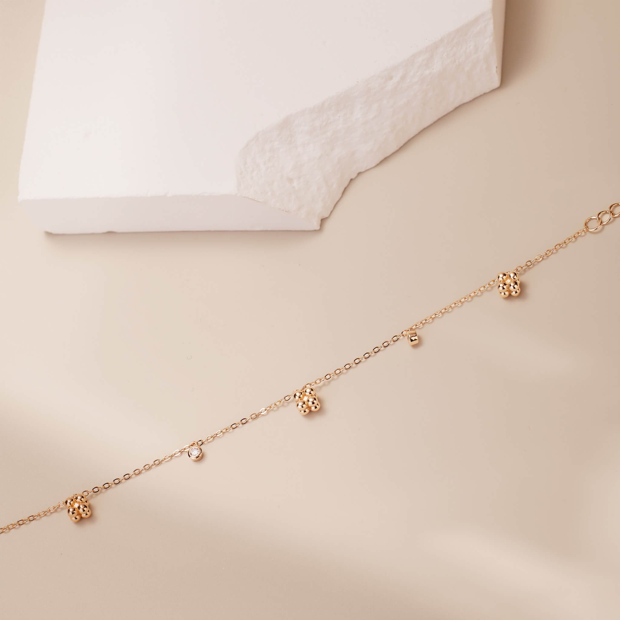 925 Silver Dainty Cubic Bracelet - Jewelry And Store