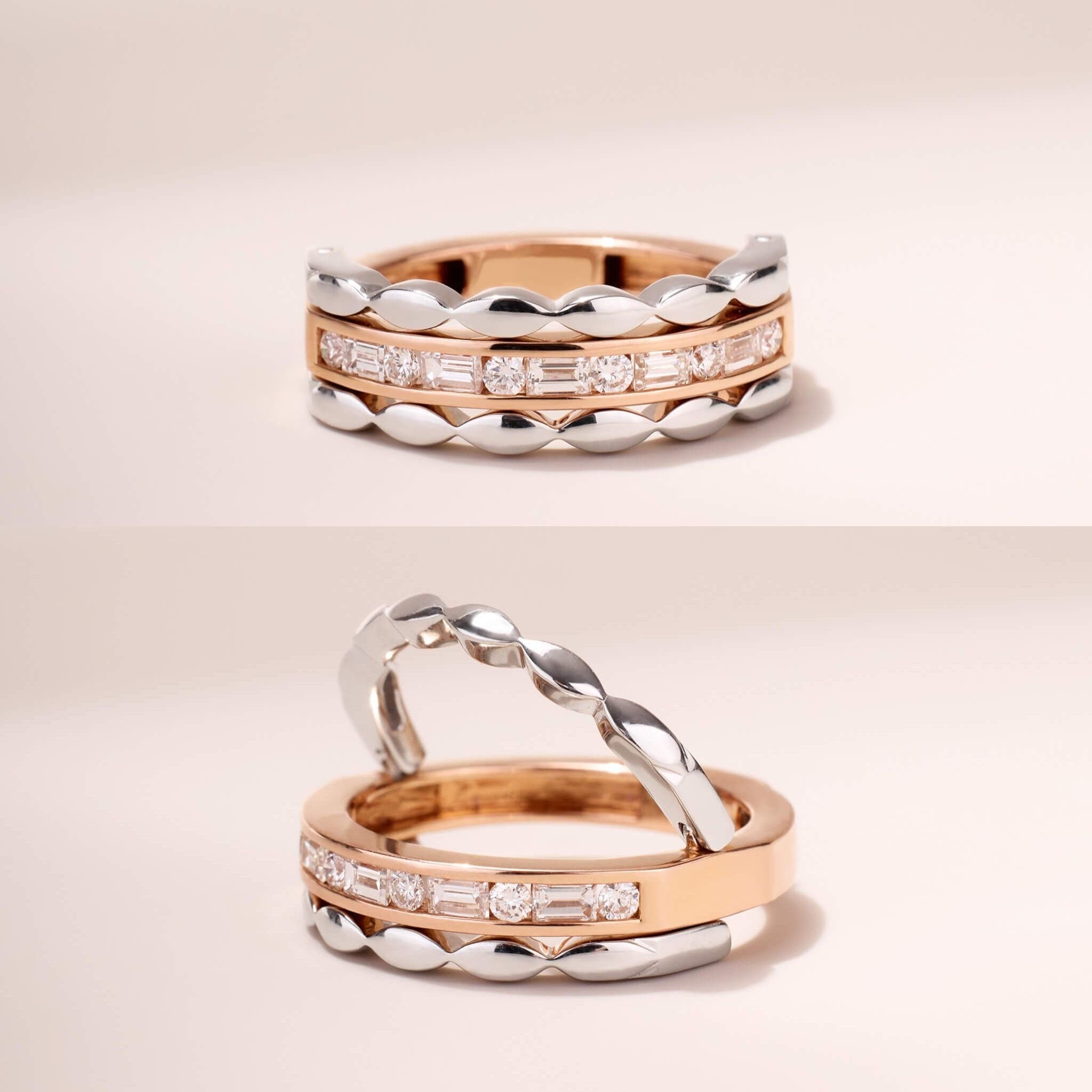 Two - Flips Diamond Ring(1 Rings with 6 Styles) - Jewelry And Store