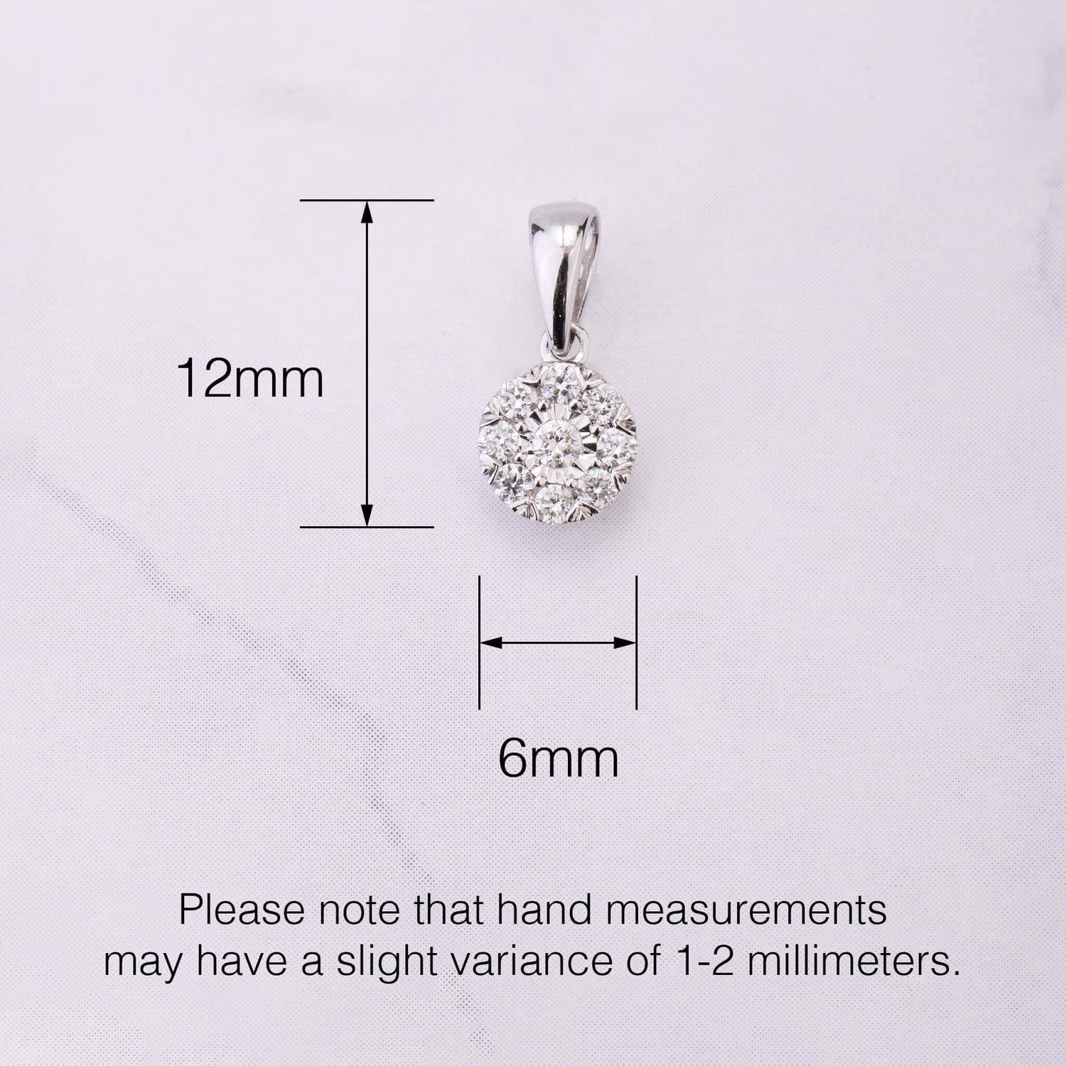 18K Gold Minimalist Natural Diamond Pendant - Jewelry And Store