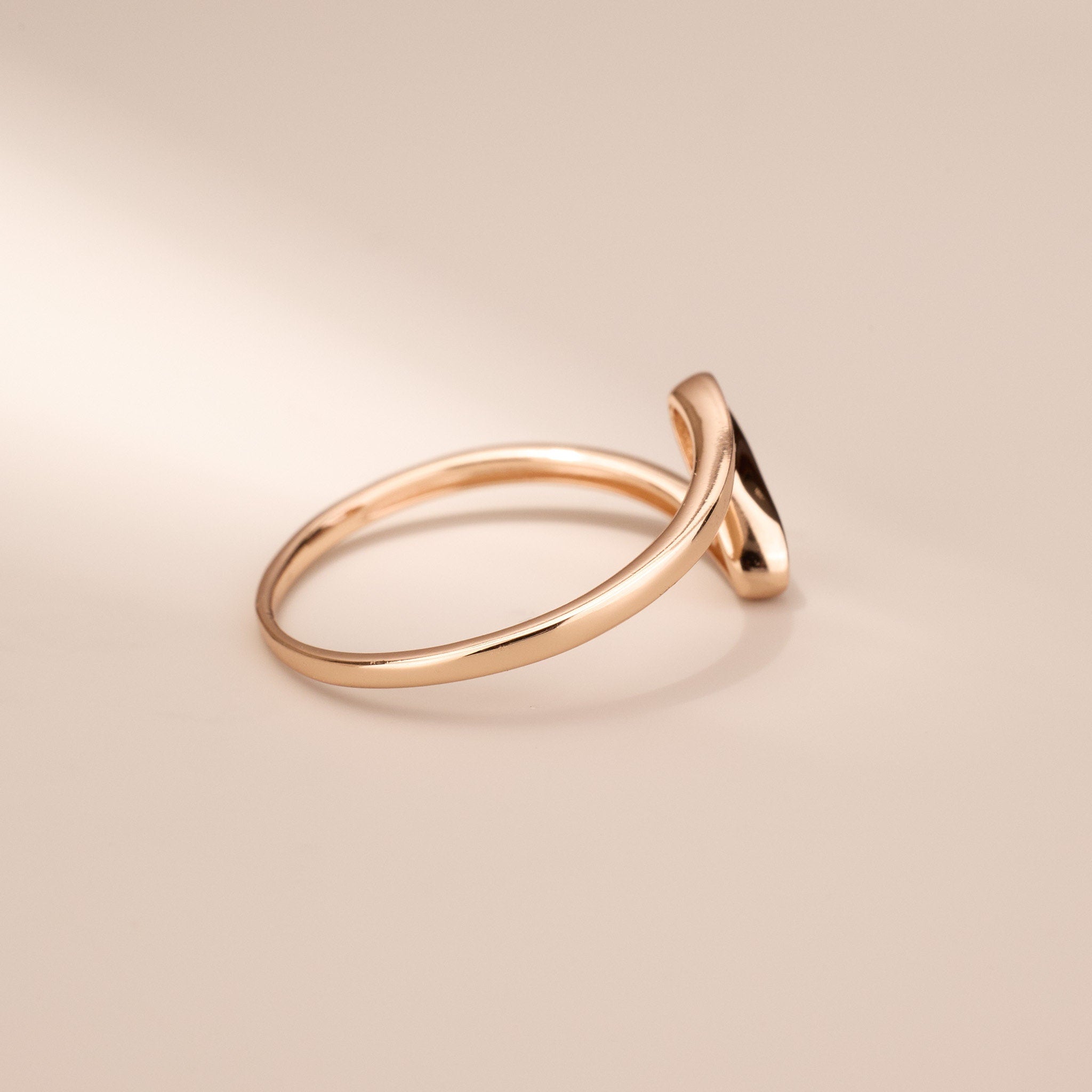 925 Silver Minimalist Wavy Ring - Jewelry And Store