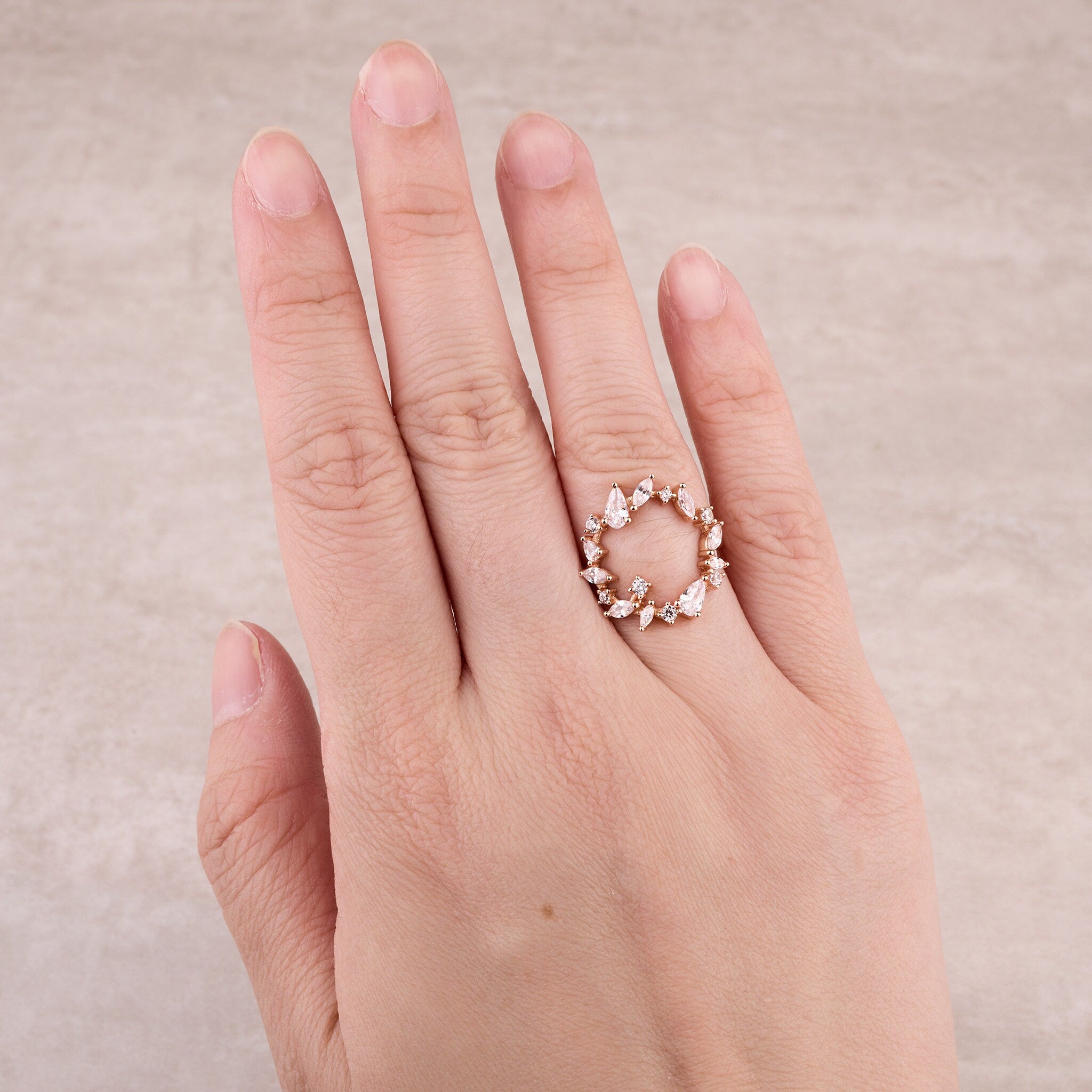 925 Silver Open Circle Ring - Jewelry And Store