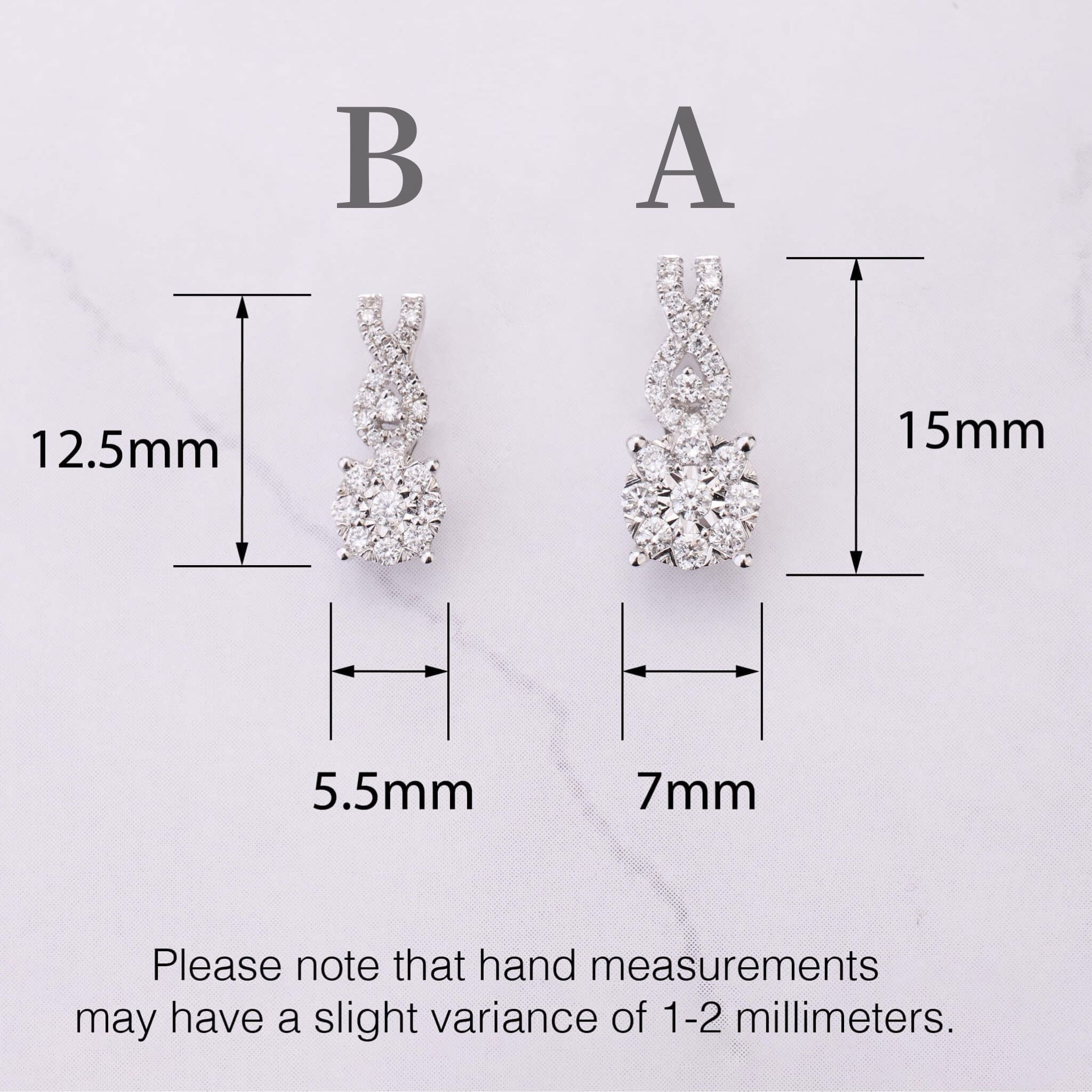 18K Gold Minimalist Infinity Natural Diamond Pendant - Jewelry And Store