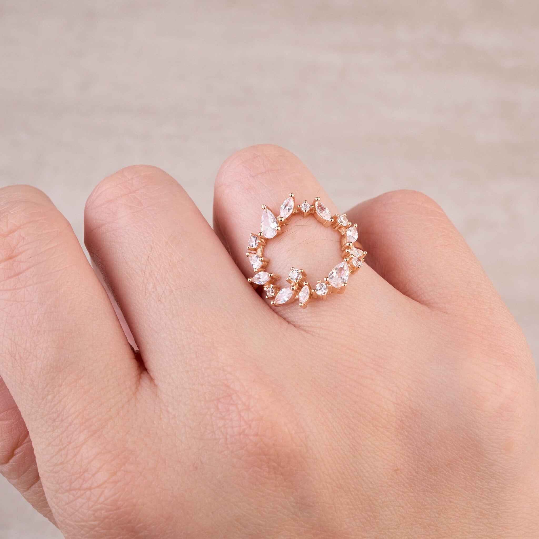 925 Silver Open Circle Ring - Jewelry And Store