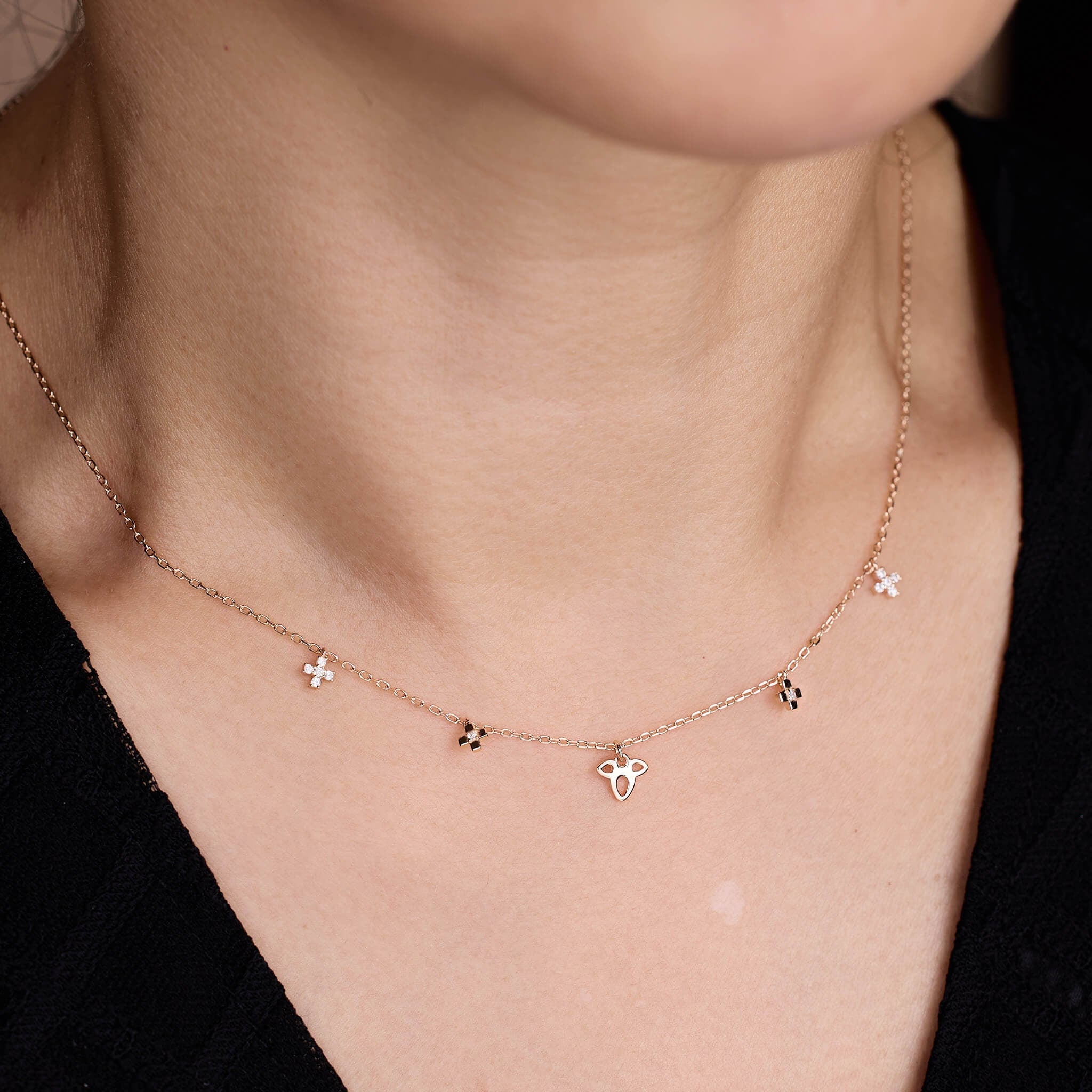 925 Silver Charm Necklace - Jewelry And Store