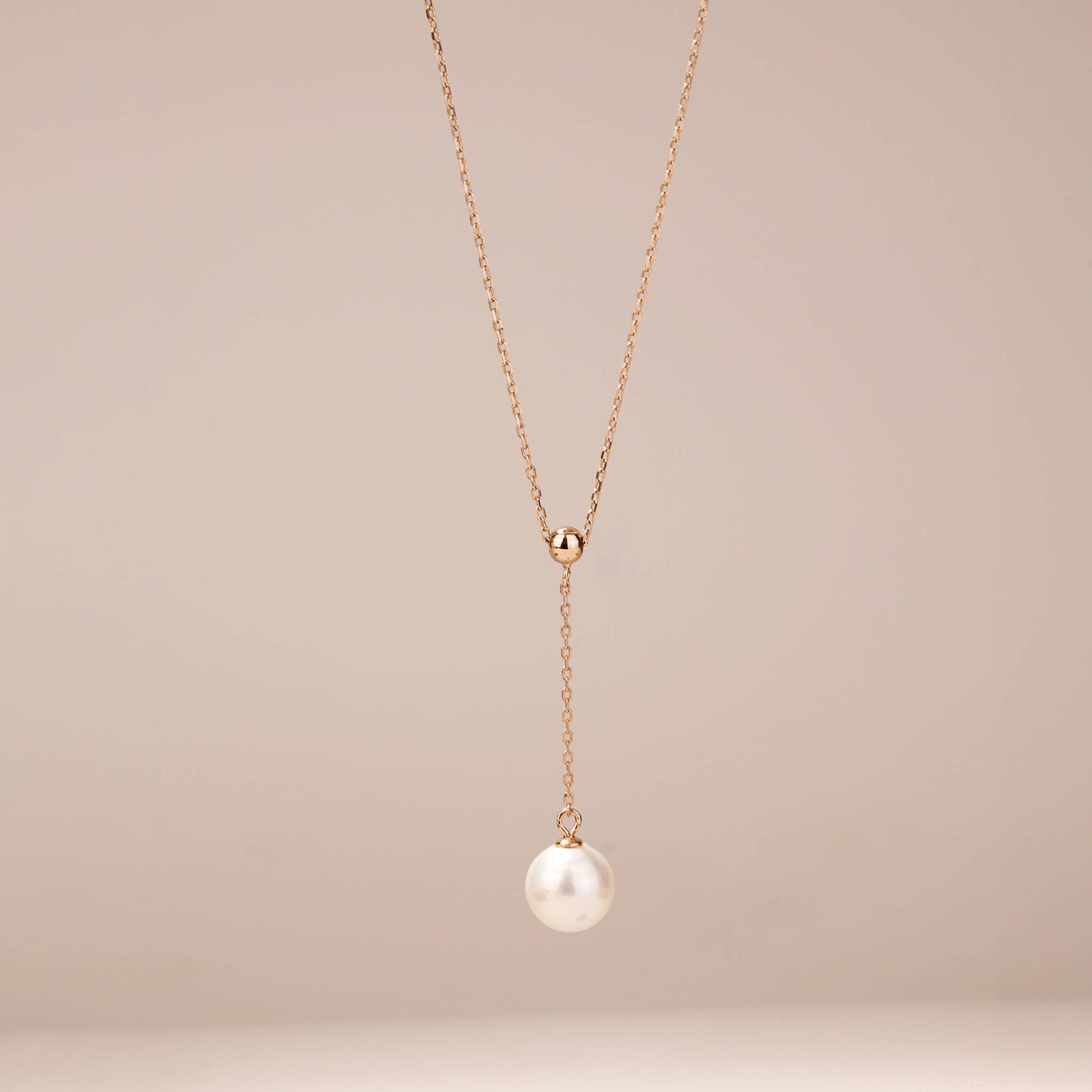 925 Silver Pearl Drop Necklace - Jewelry And Store