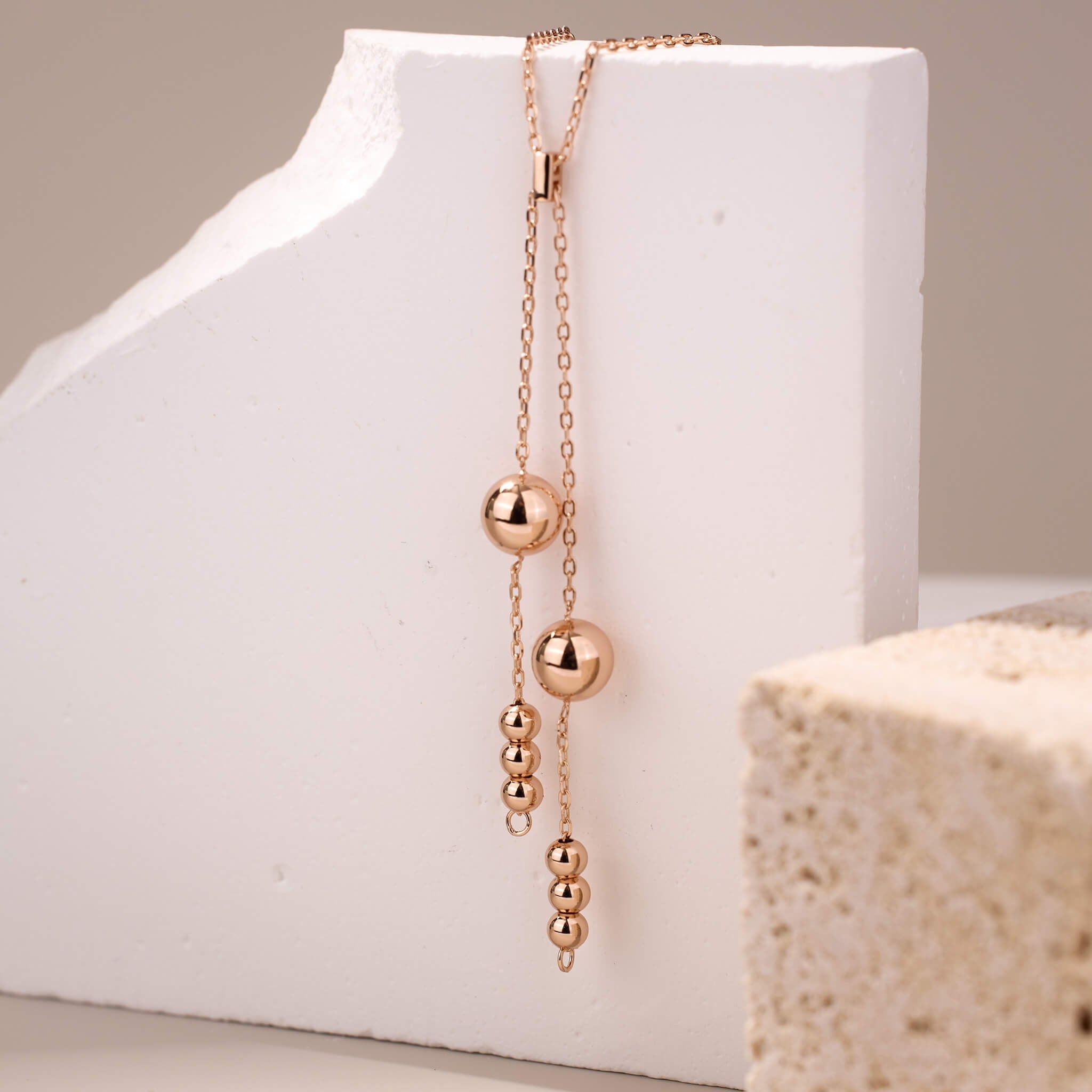 925 Silver Charm Long Necklace - Jewelry And Store