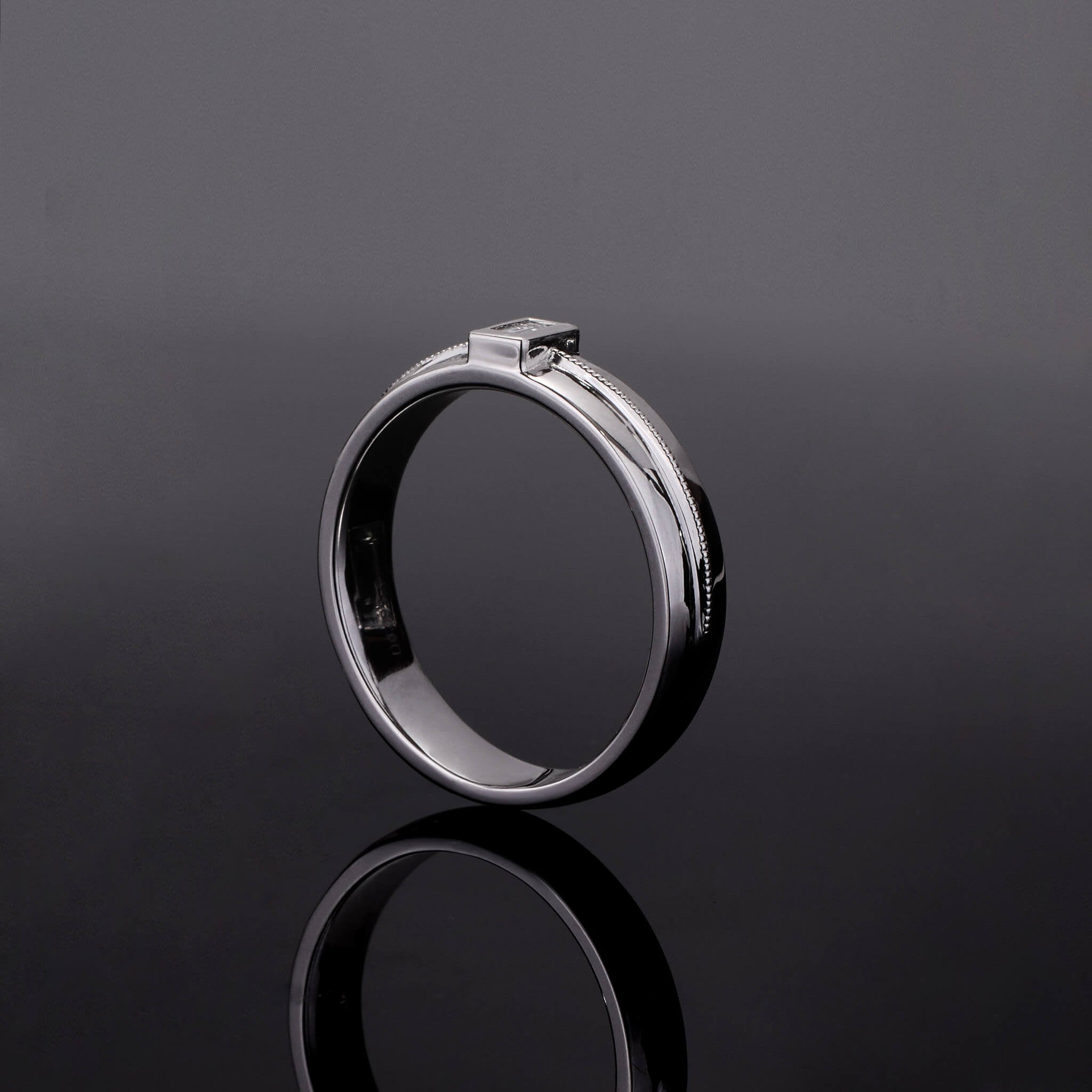 18K Gold Unisex Diamond Band Ring - Jewelry And Store