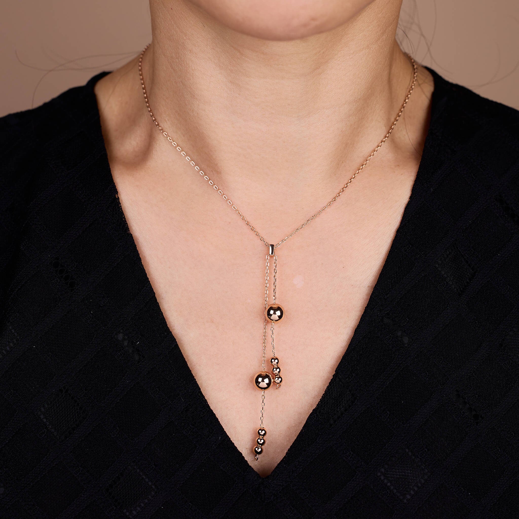 925 Silver Charm Long Necklace - Jewelry And Store