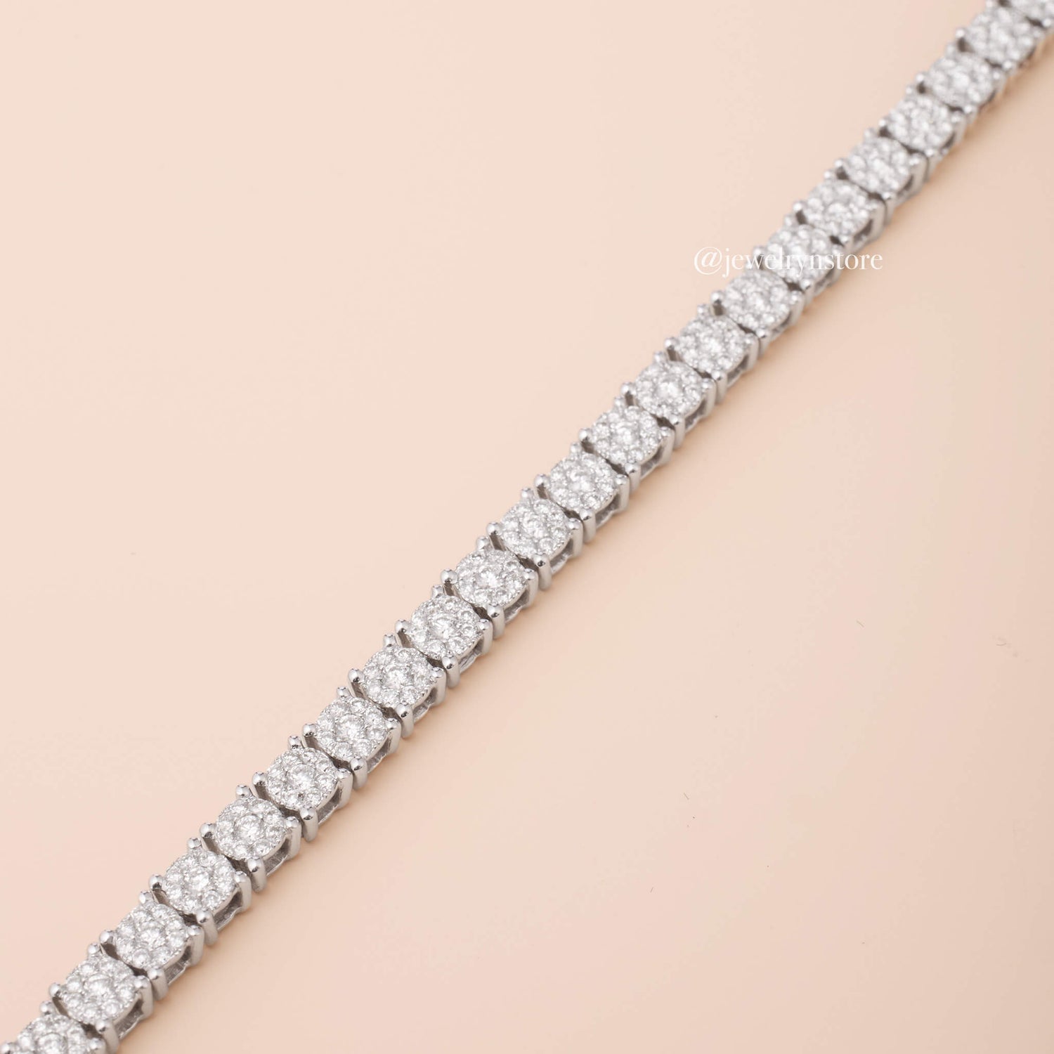 2.34 ct.tw. Diamond Tennis Bracelet in 18K Gold - Jewelry And Store