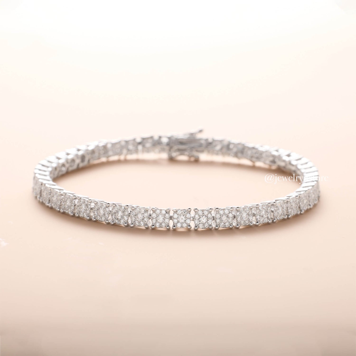 2.34 ct.tw. Diamond Tennis Bracelet in 18K Gold - Jewelry And Store
