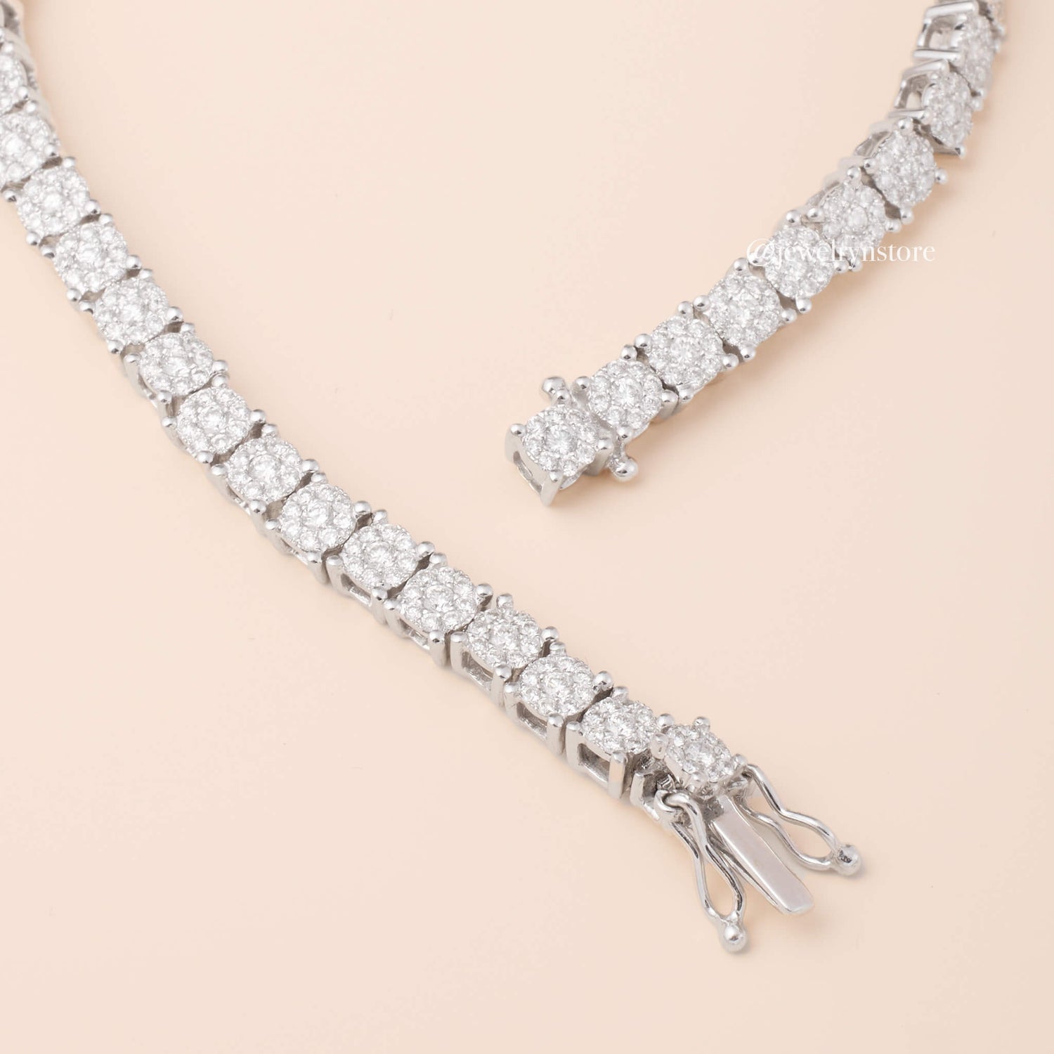 2.34 ct.tw. Diamond Tennis Bracelet in 18K Gold - Jewelry And Store