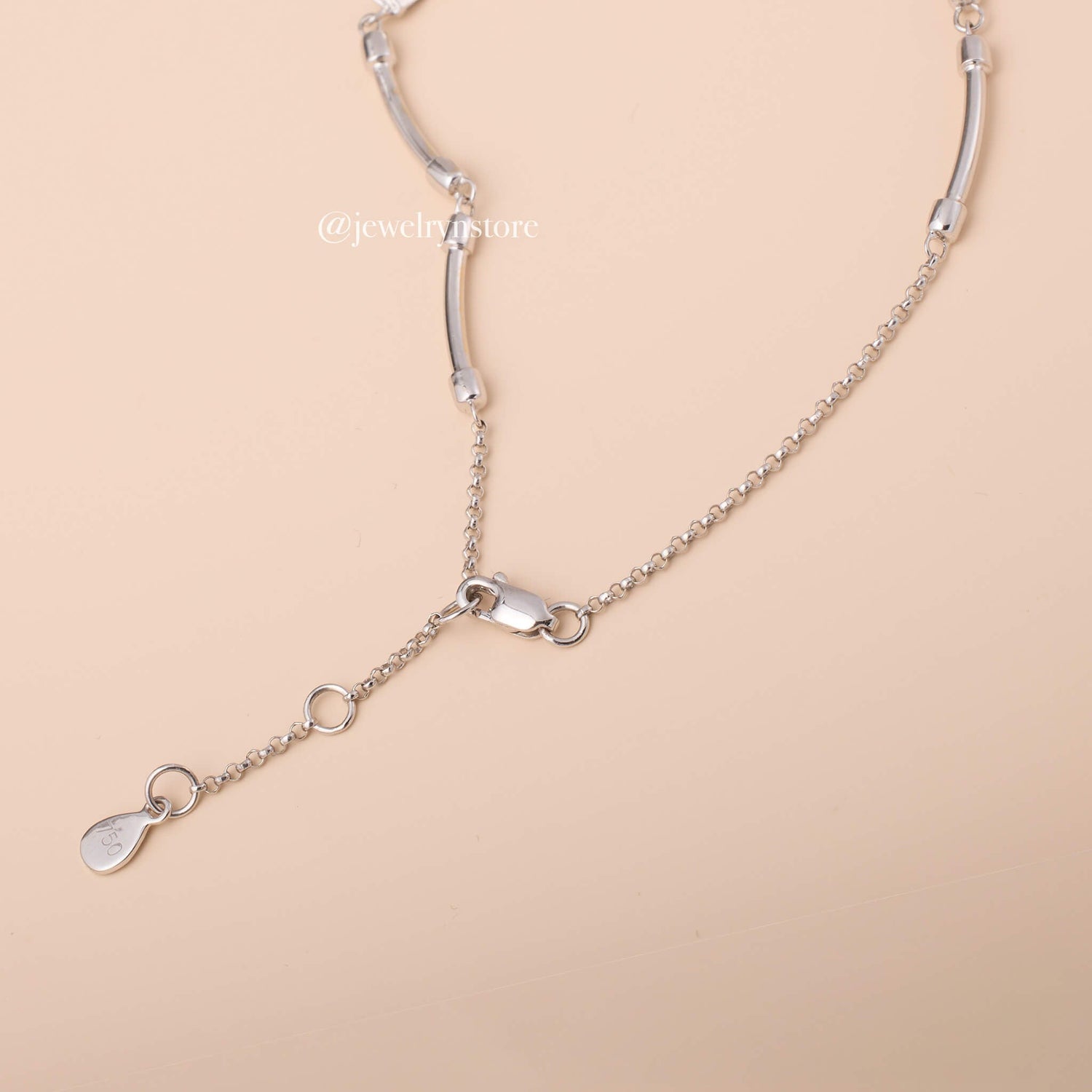 18K Natural Diamond Petite Bracelet - Jewelry And Store