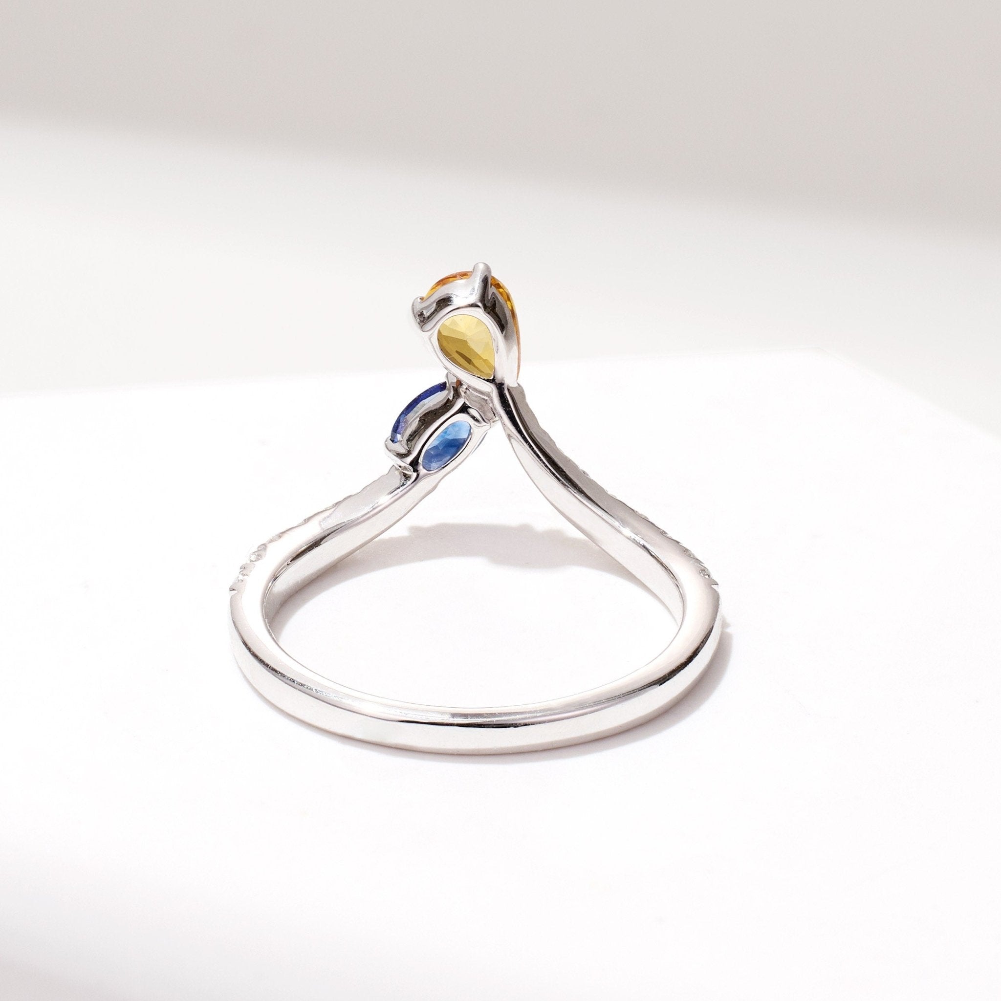 Pear - shape Fancy Sapphire Ring - Jewelry And Store