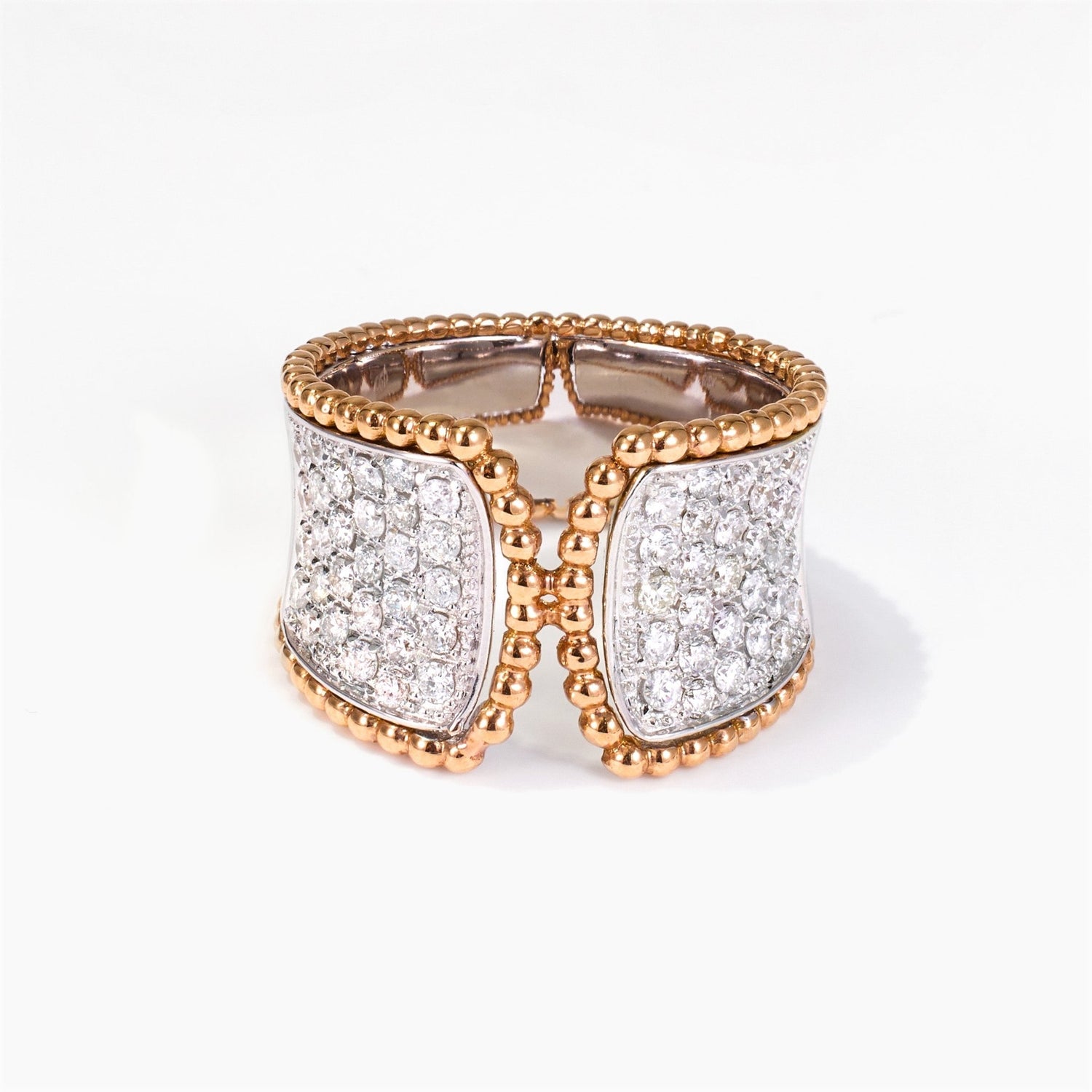 1.05ct.tw. Diamond Cocktail Ring in 18K Gold - Jewelry And Store