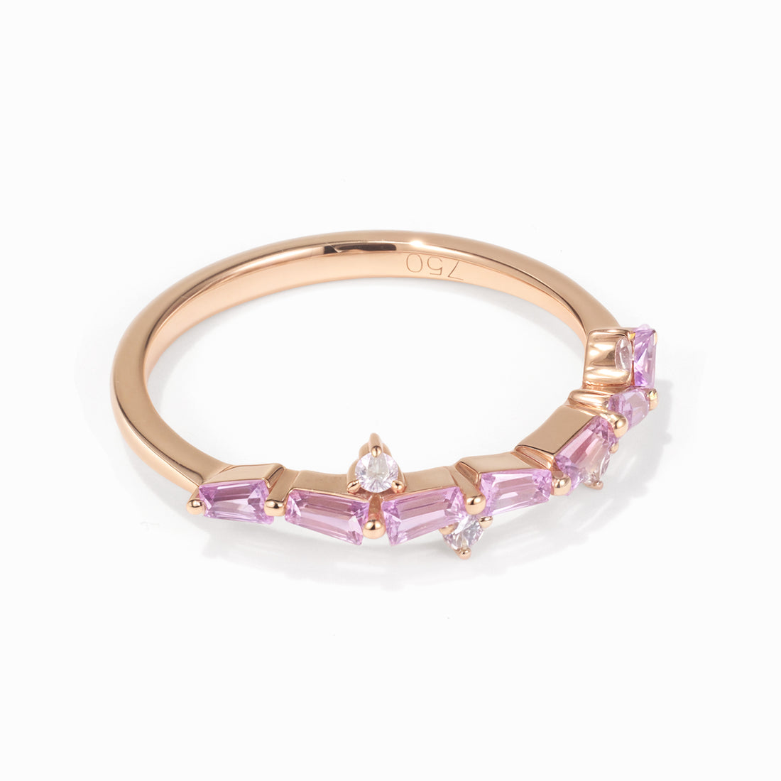 Petite Diamond and Gemstone Stackable Ring