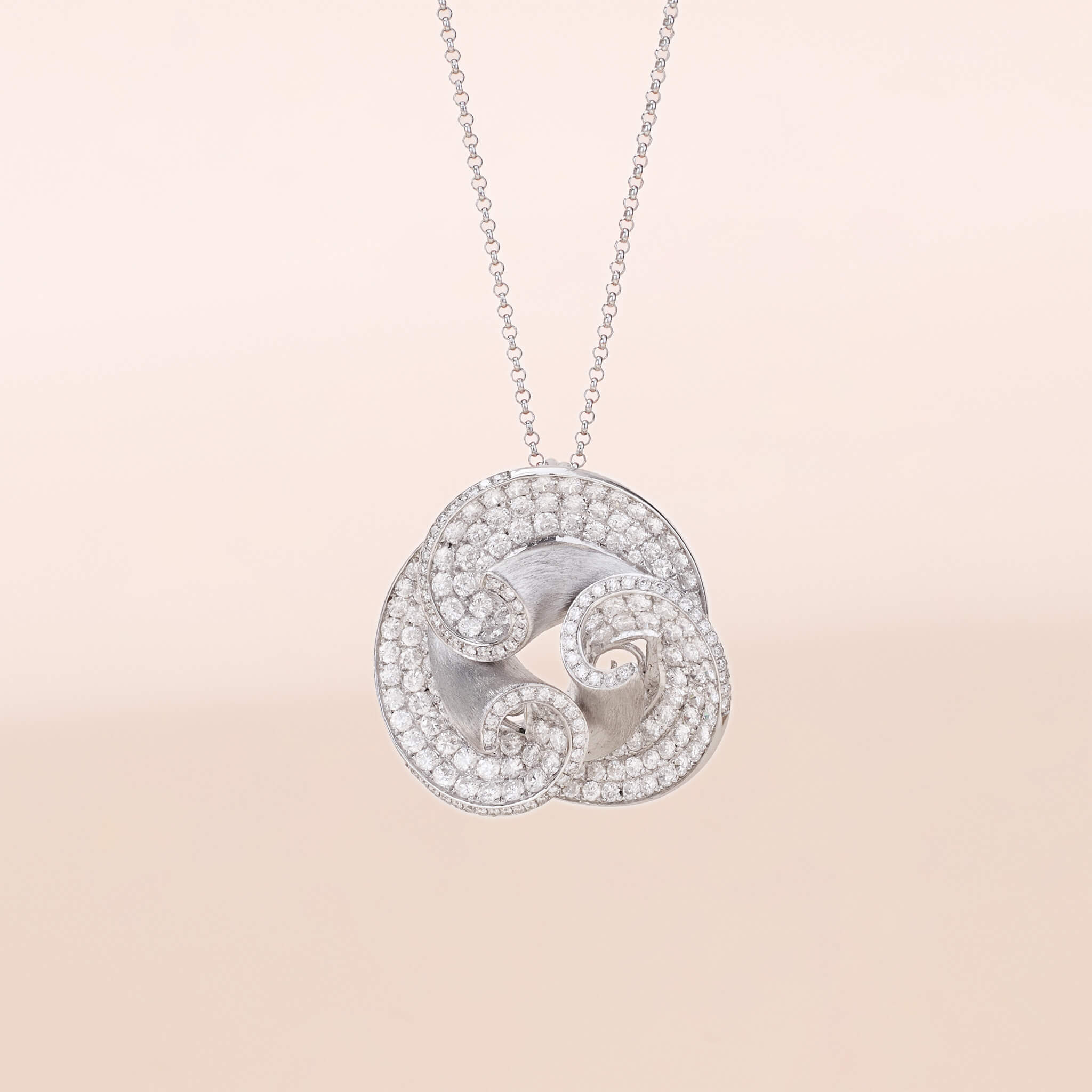 2.05ct.tw. Natural Diamond Pendant in 18K Gold - Jewelry And Store