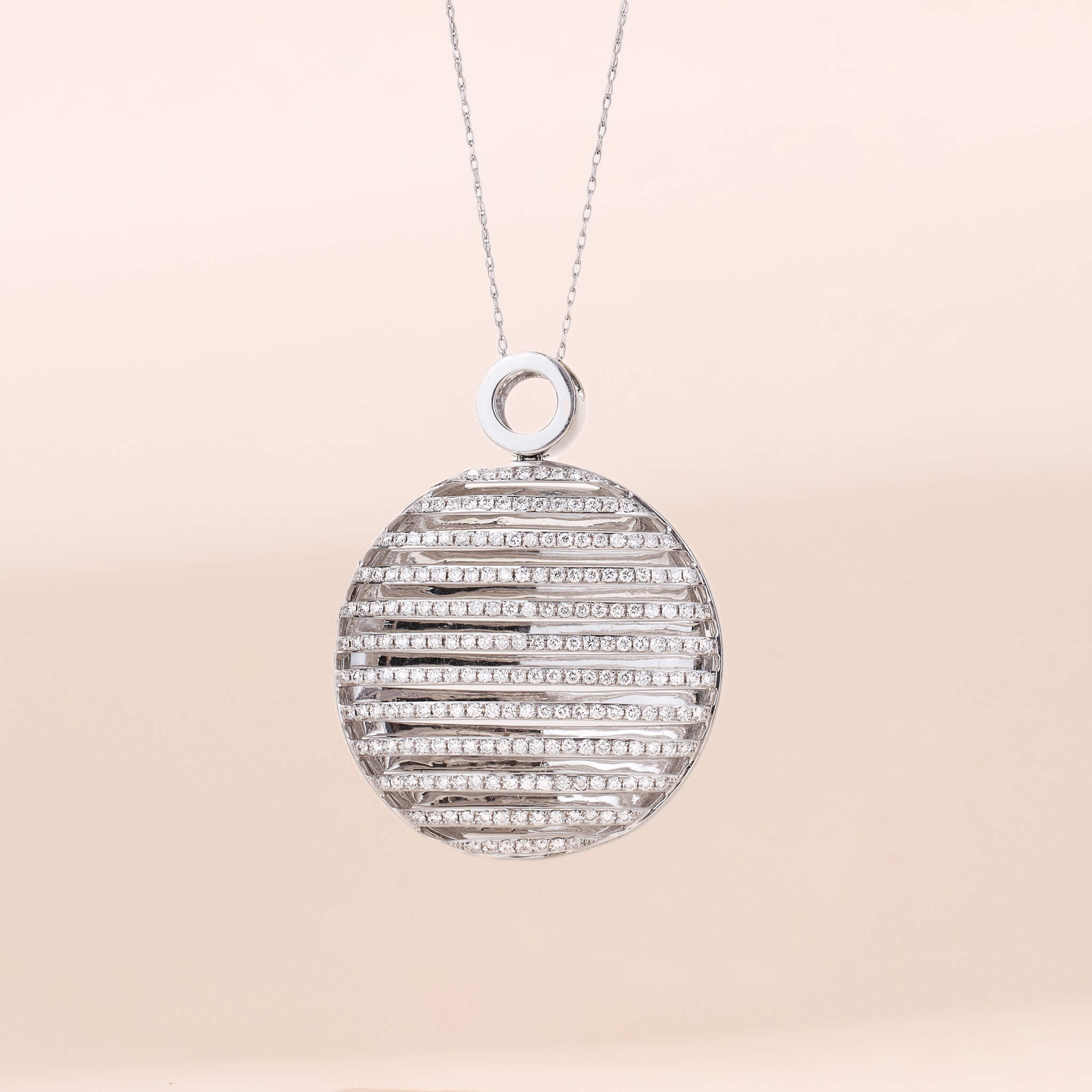 1.20 ct.tw. Natural Diamond Pendant in 18K Gold - Jewelry And Store