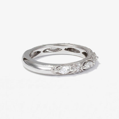 Natural Diamond Vintage Inspired Ring 18K Gold - JewelryandStore