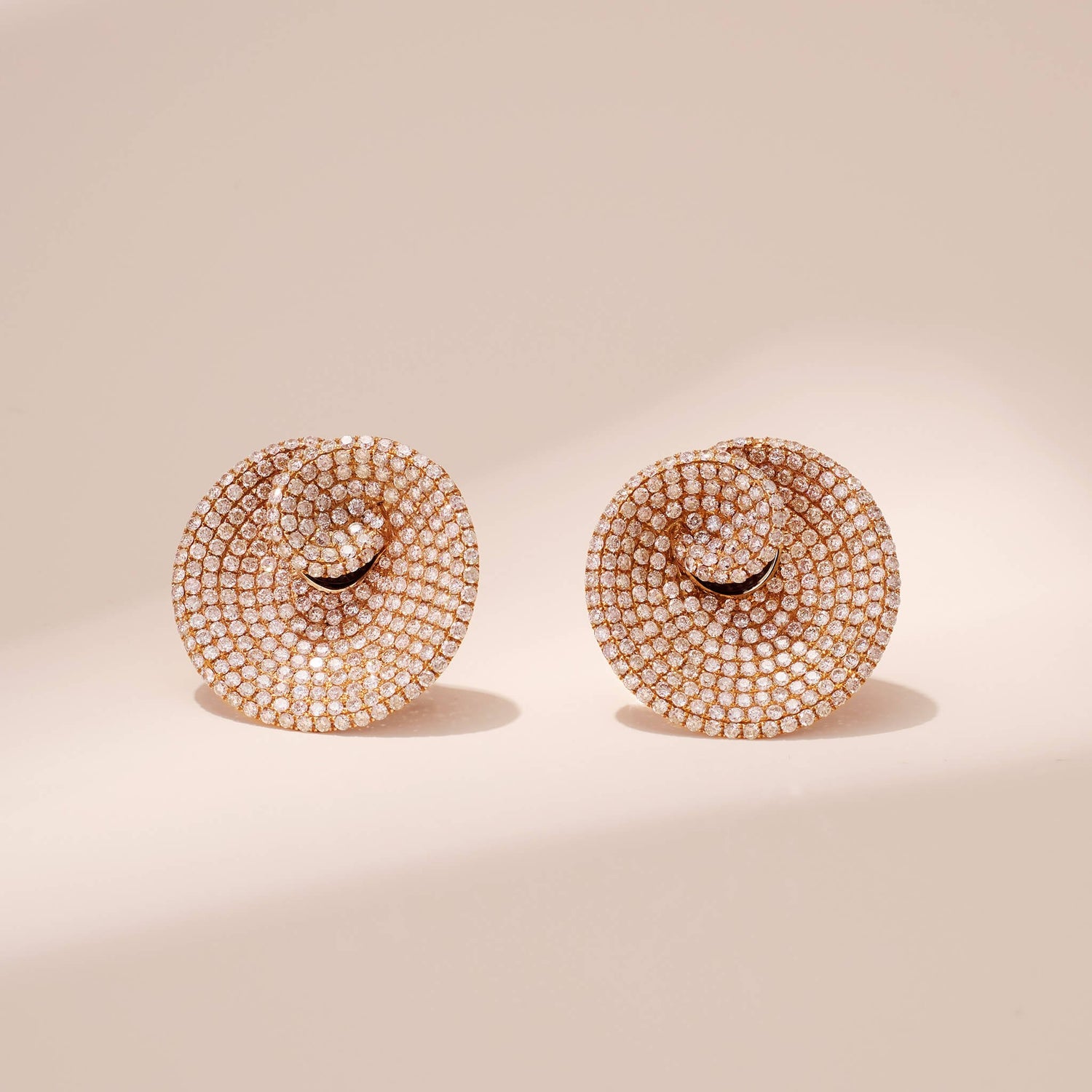 4.73ct.tw. Natural Diamond Earrings in 18K Gold - Jewelry And Store