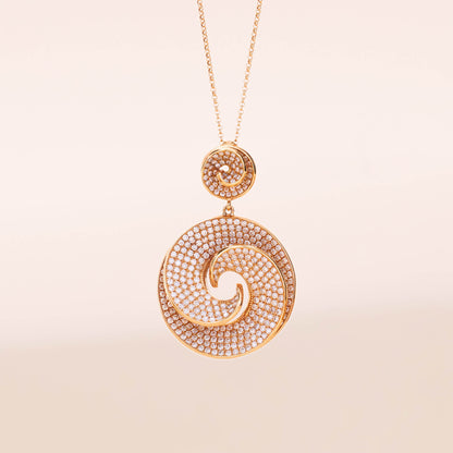 2.77ct.tw. Diamond Pendant in 18K Gold