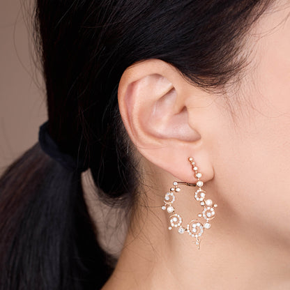 1.71ct.tw. Natural Diamond Earrings in 18K Gold