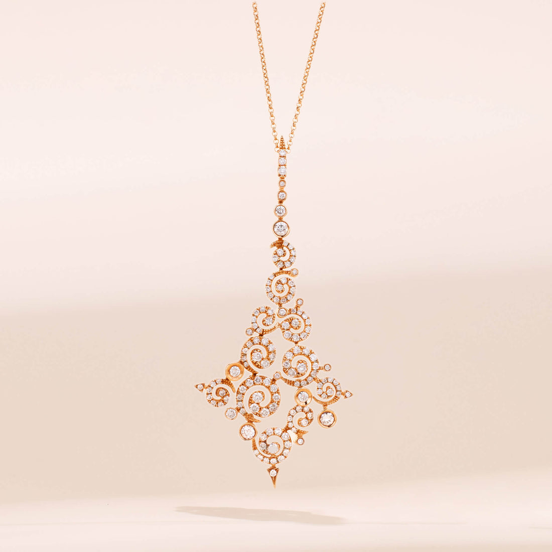 1.44ct.tw. Natural Diamond Pendant in 18K Gold - Jewelry And Store