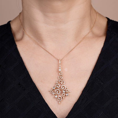 1.44ct.tw. Natural Diamond Pendant in 18K Gold