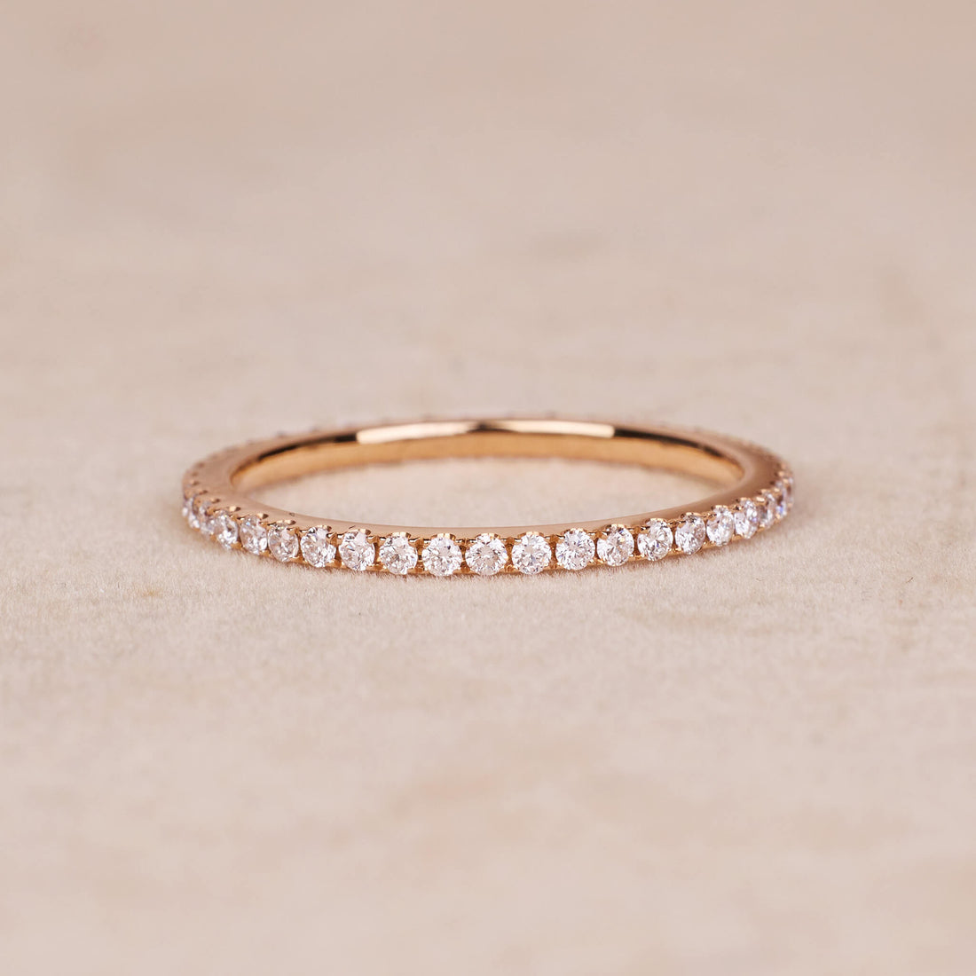 0.43ct.tw. Eternity Diamond Band Ring in 18K Gold
