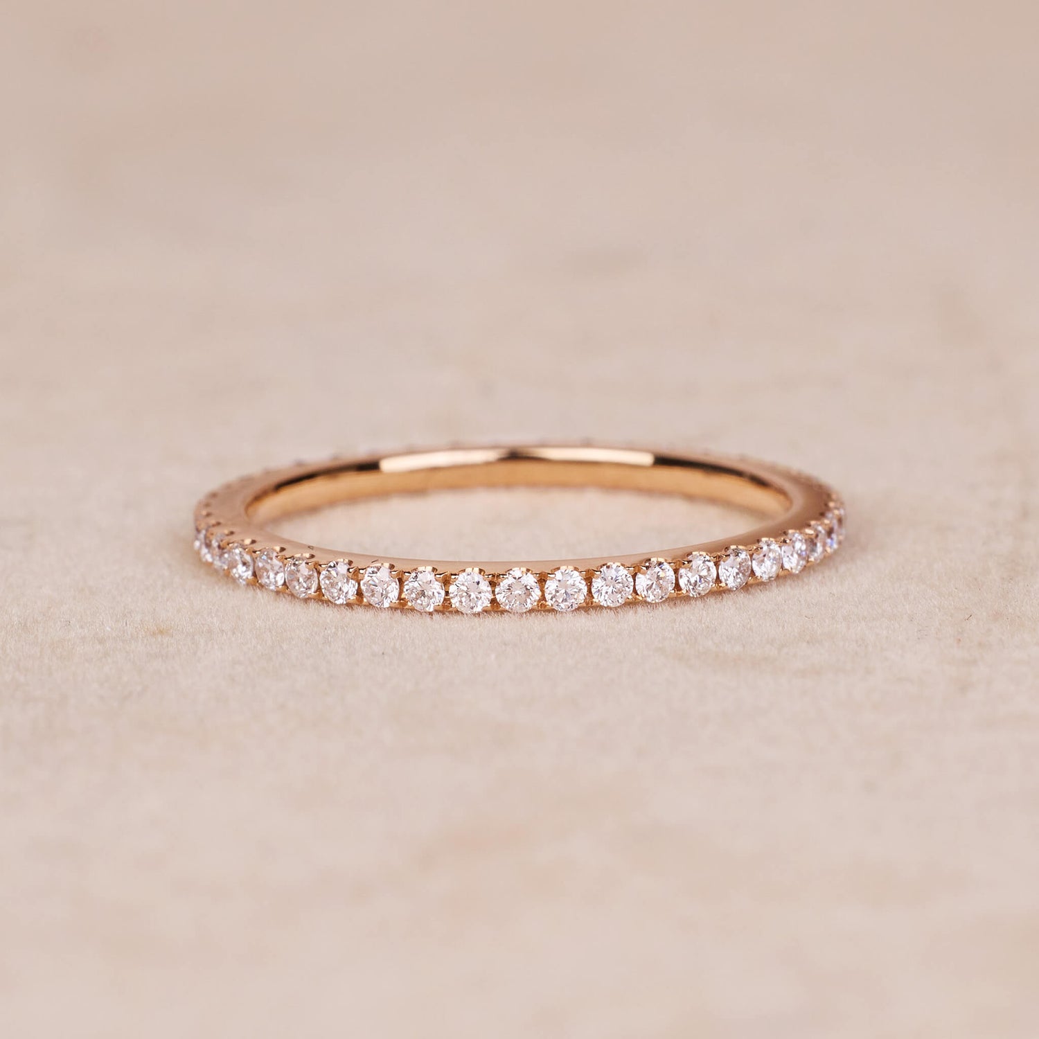 0.43ct.tw. Eternity Diamond Band Ring in 18K Gold - Jewelry And Store