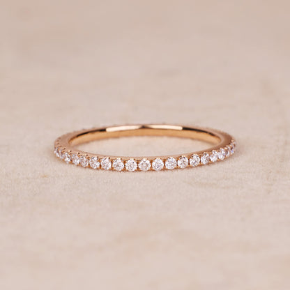 0.43ct.tw. Eternity Diamond Band Ring in 18K Gold - Jewelry And Store