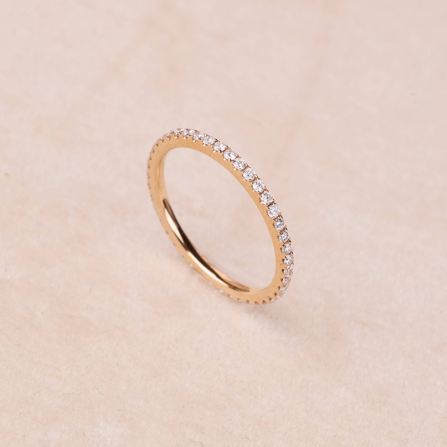 0.43ct.tw. Eternity Diamond Band Ring in 18K Gold - Jewelry And Store