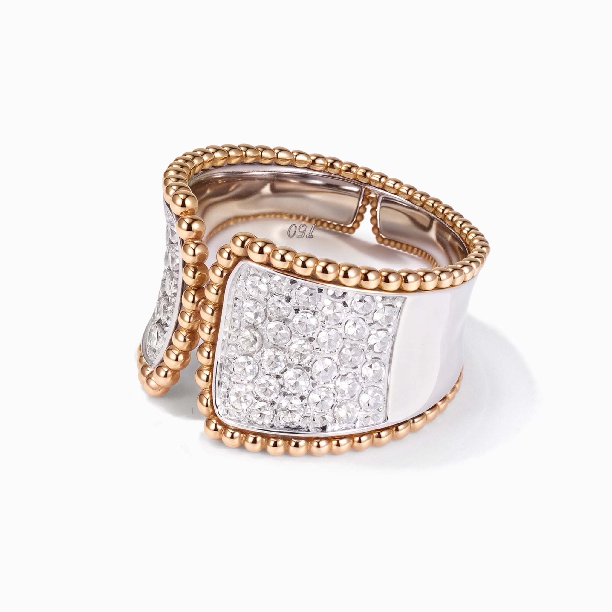 1.05ct.tw. Diamond Cocktail Ring in 18K Gold - JewelryAndStore
