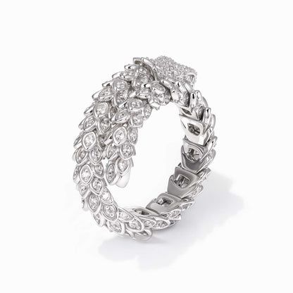 1.83ct Natural Diamond Dragon Ring 18K Gold - JewelryandStore