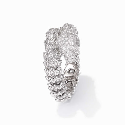 1.83ct Natural Diamond Dragon Ring 18K Gold - JewelryandStore