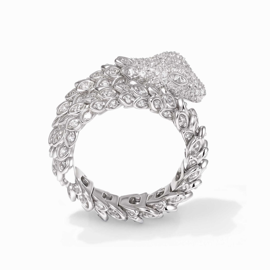 1.83ct Natural Diamond Dragon Ring 18K Gold - JewelryandStore