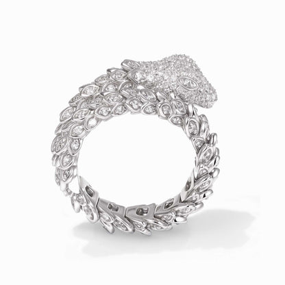 1.83ct Natural Diamond Dragon Ring 18K Gold - JewelryandStore
