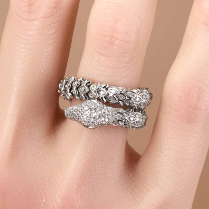 1.83ct Natural Diamond Dragon Ring 18K Gold - JewelryandStore